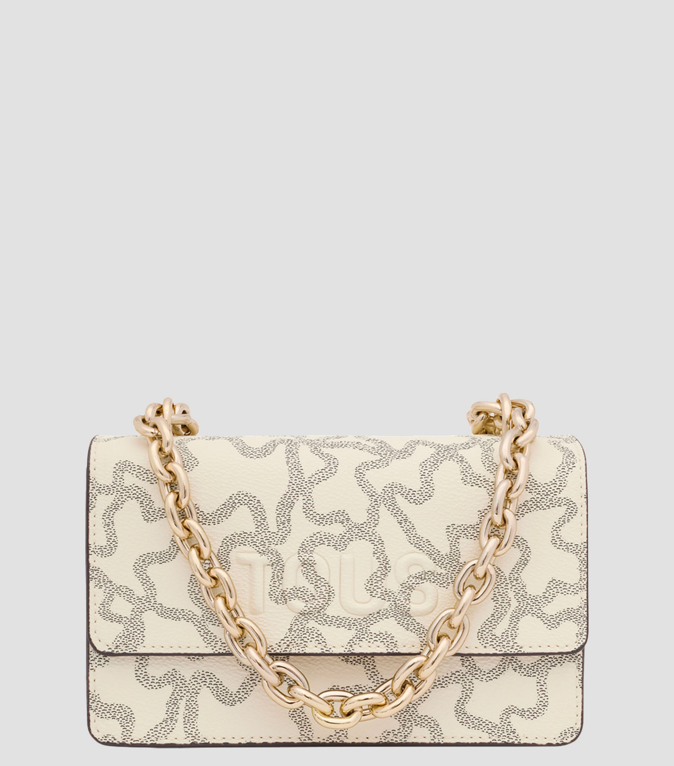 Bolsa Crossbody Kaos Icon beige monogram Mujer