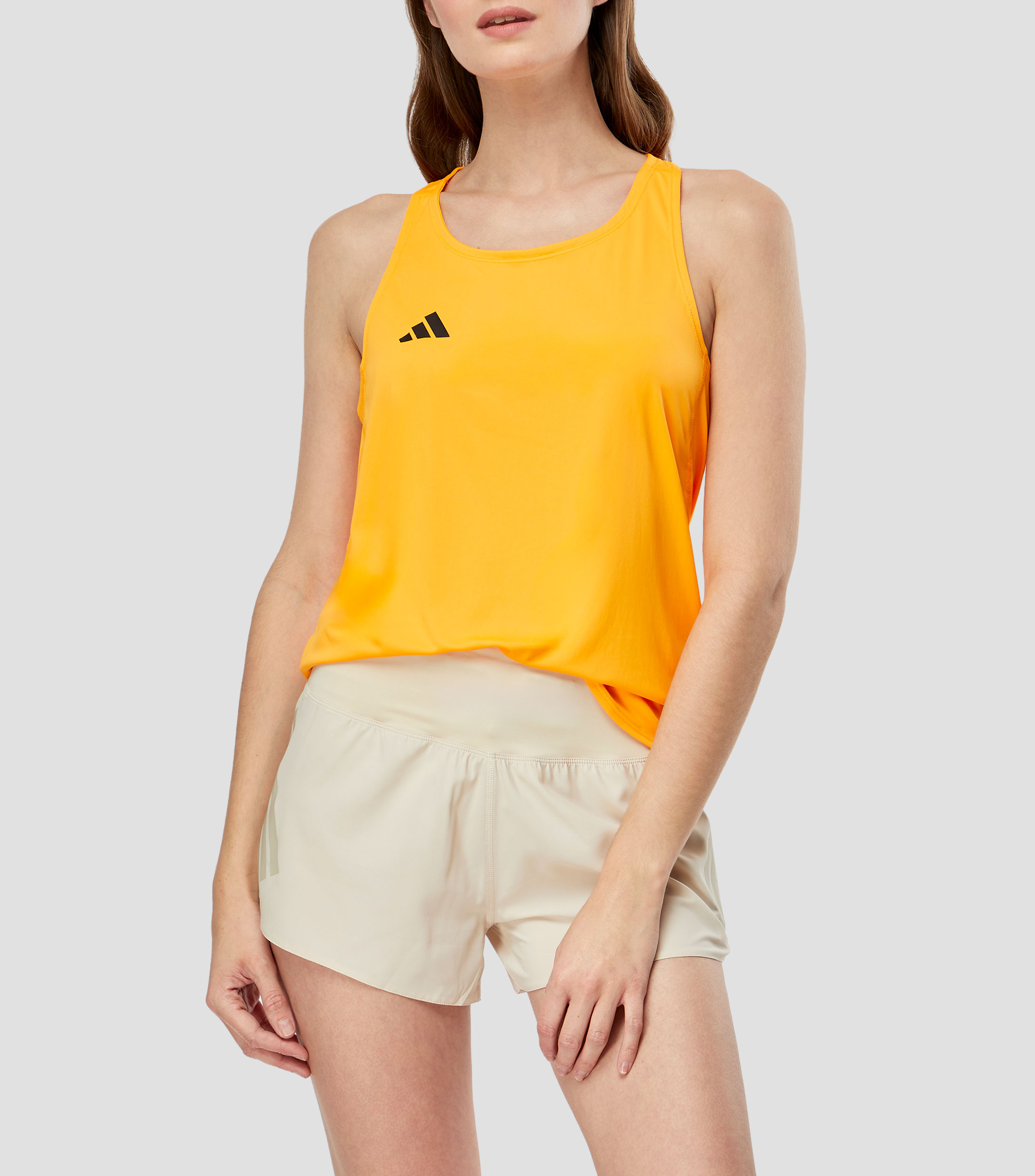 Tank top para entrenamiento liso sin mangas Mujer