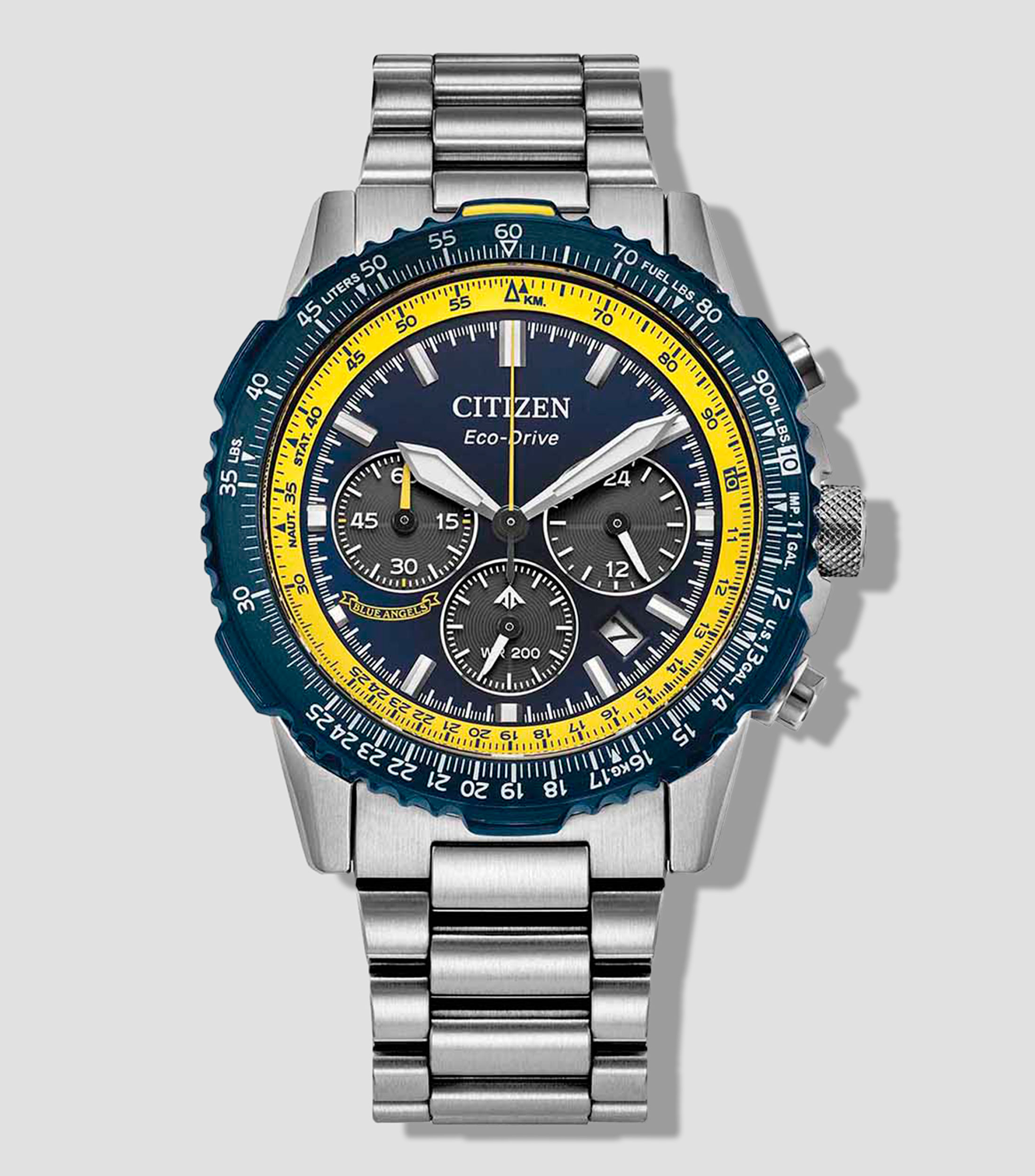 Reloj para hombre Promaster Blue Angels Navihawk, plateado