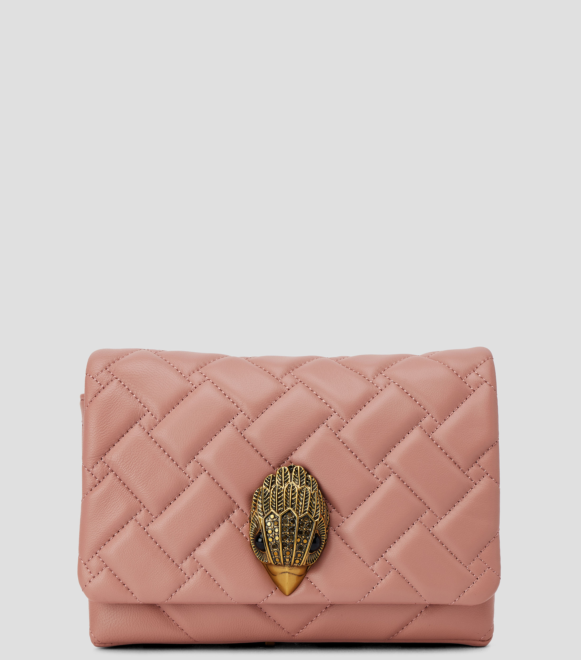 Bolsa Shoulder mini en piel de ovino Kensin lisa Mujer
