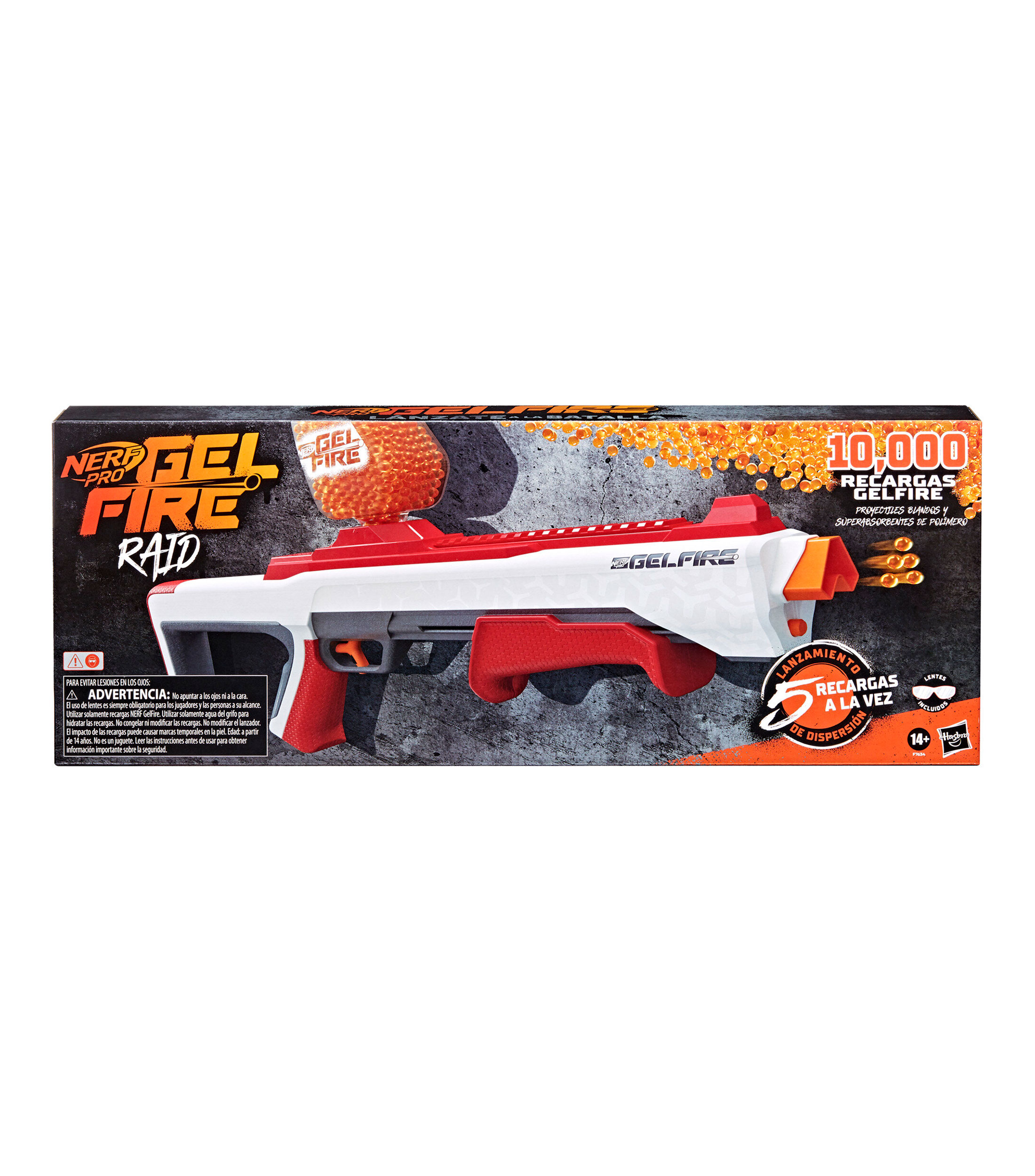 Lanzador Nerf Pro Gelfire
