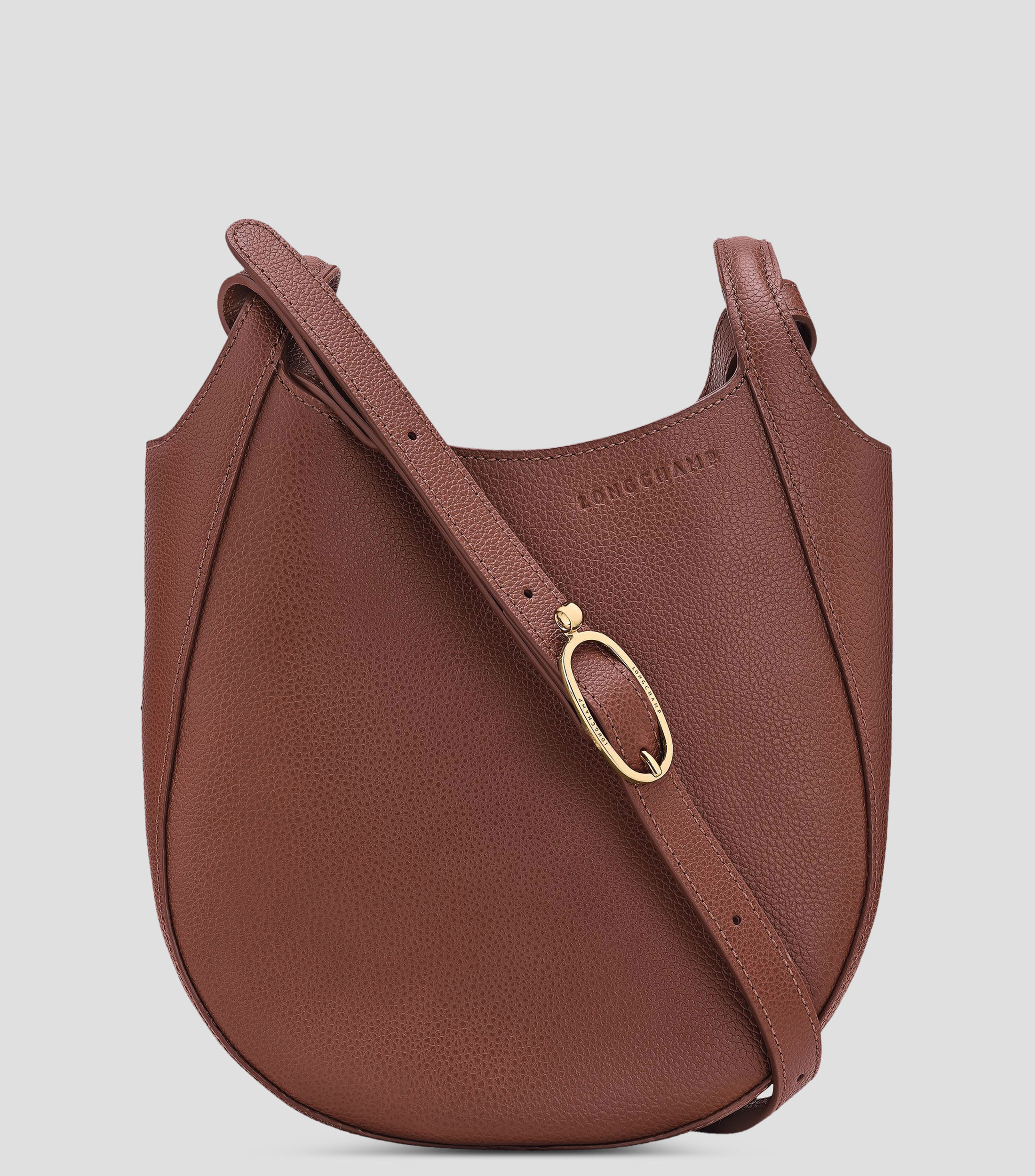 Bolsa Crossbody en cuero de vaqueta granulada Mujer