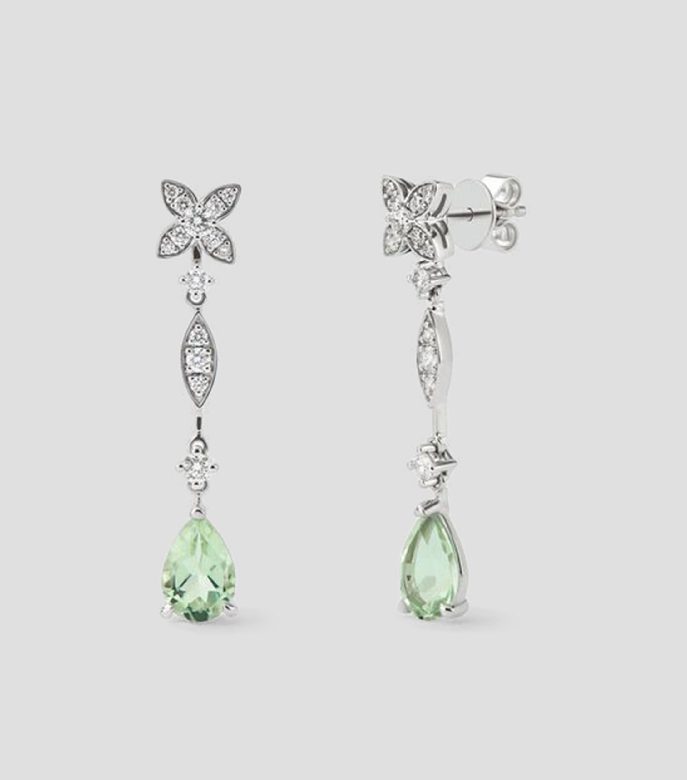 Pendientes en Oro de 18 Kilates Mujer
