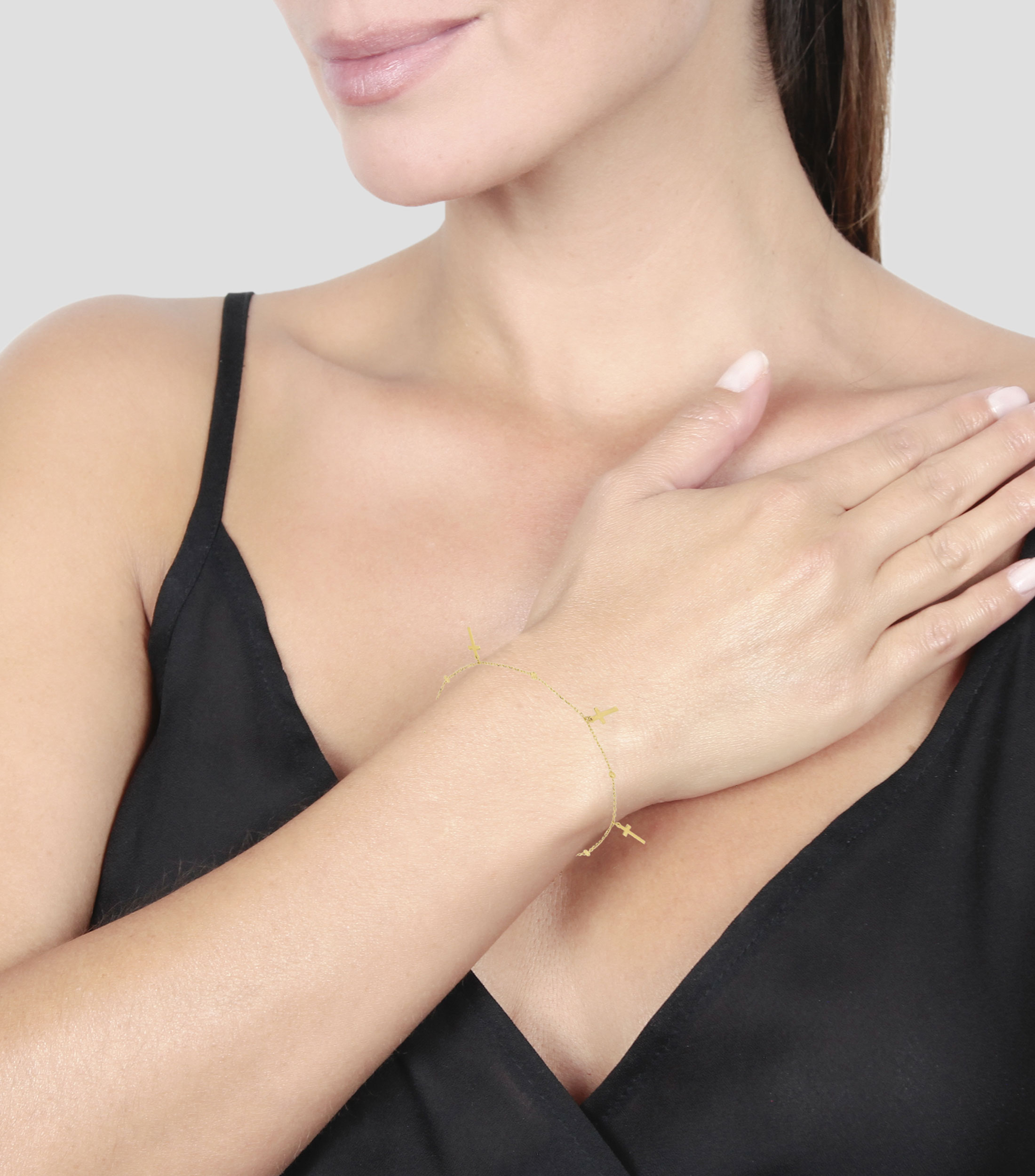 Pulsera en Oro amarillo de 14 Kilates Mujer