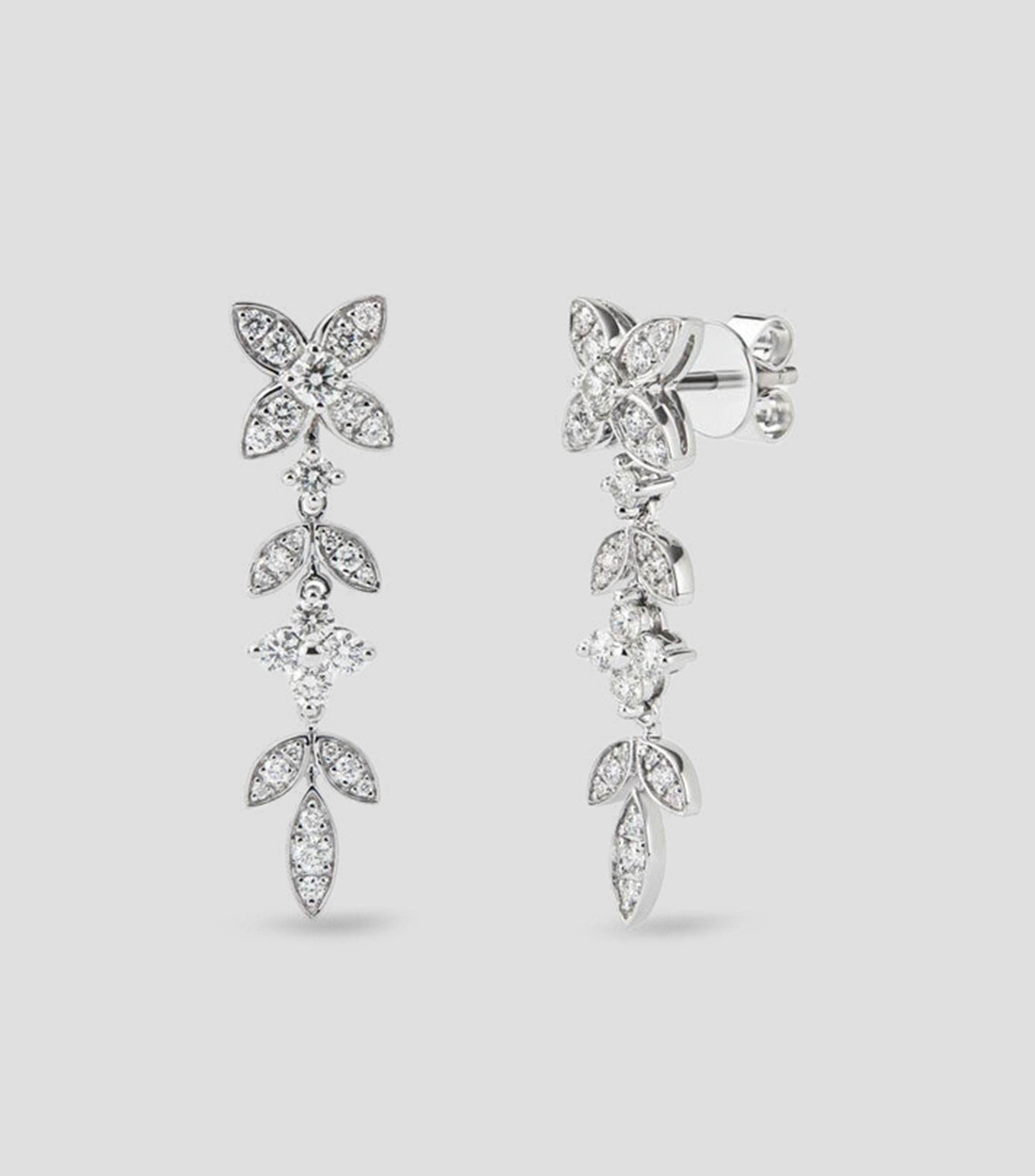 Pendientes en Oro de 18 Kilates Mujer