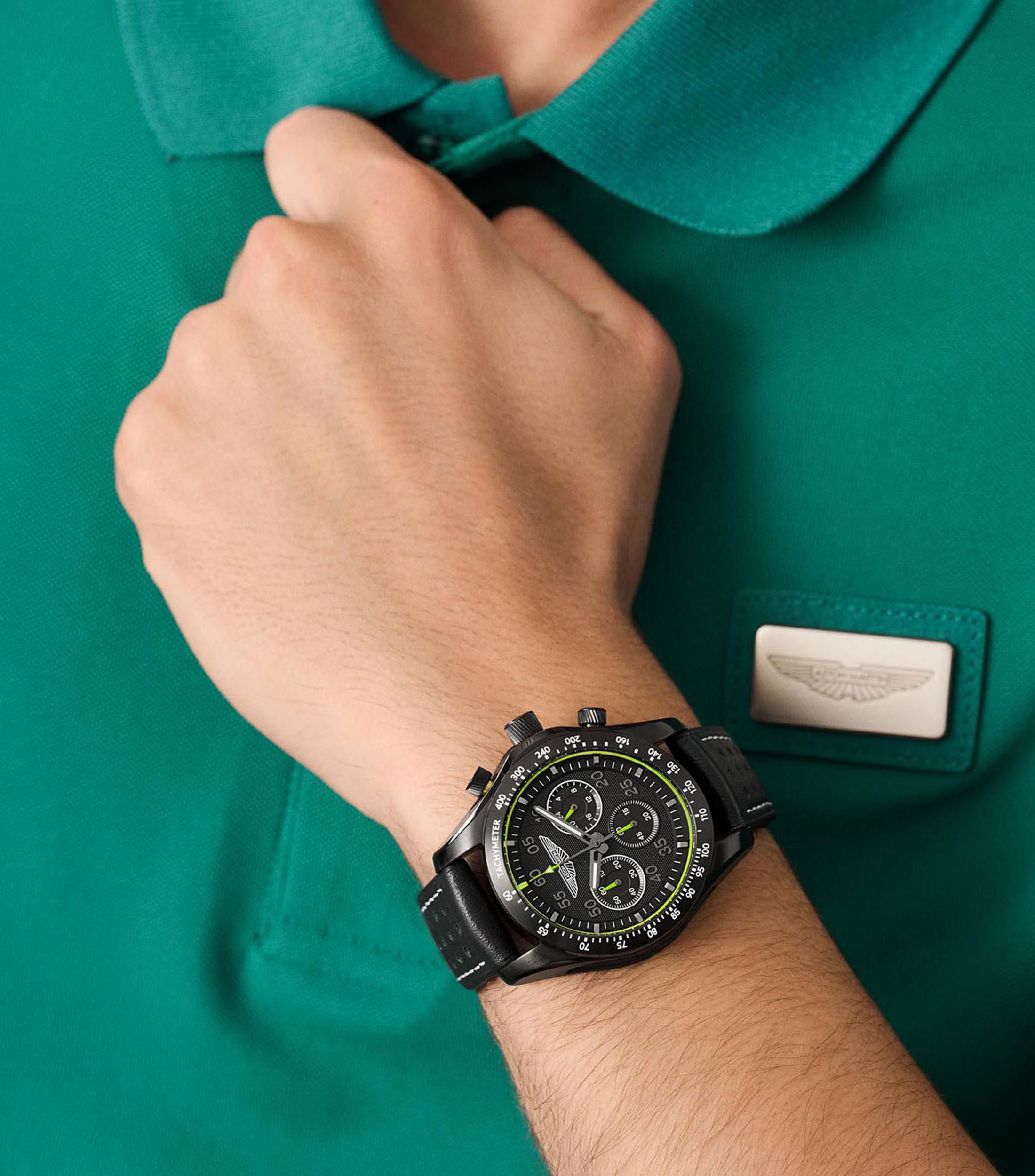 Reloj para hombre Trhill SGT Cronógrafo Casual Negro