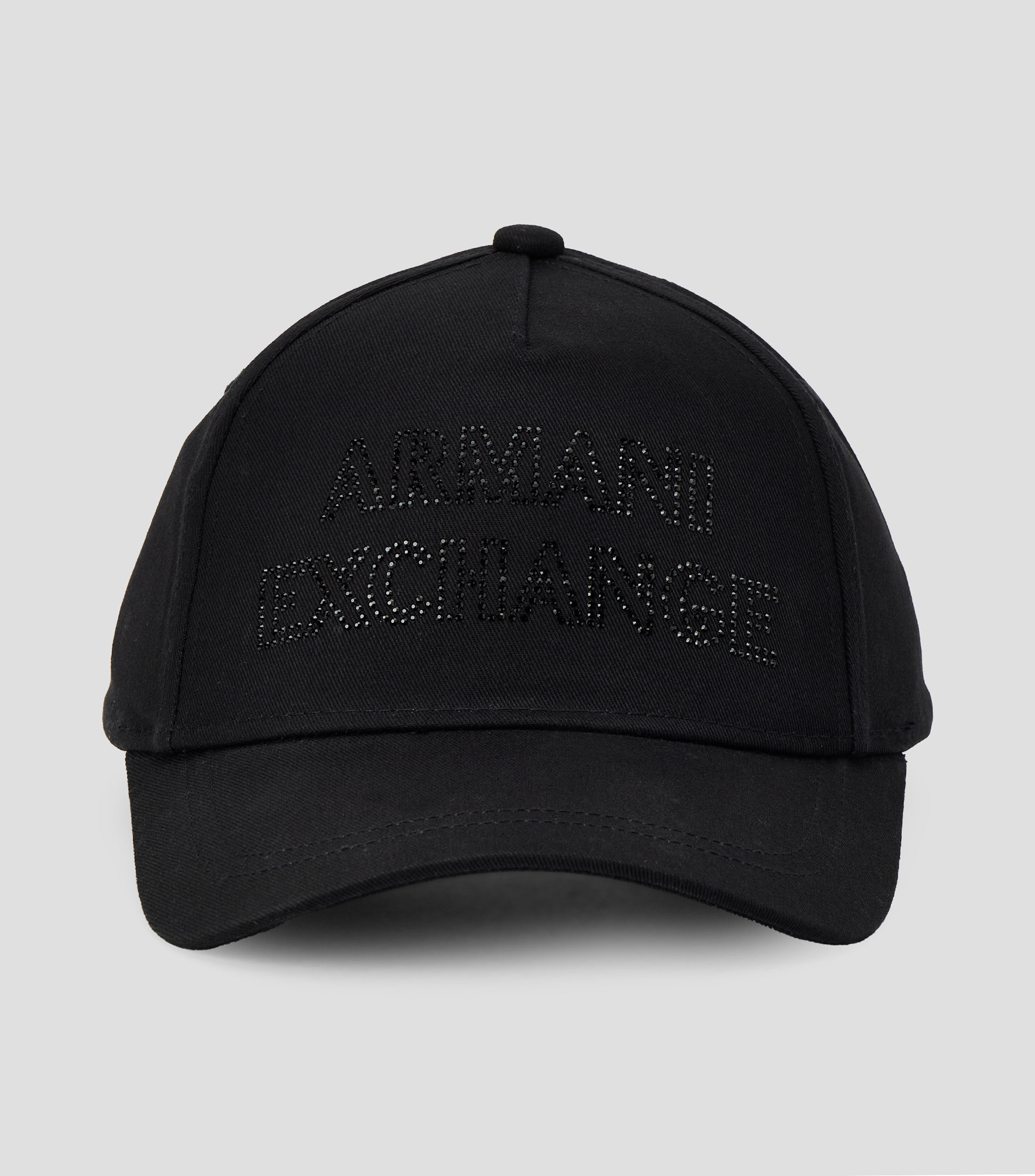 Gorra con logo negro Mujer