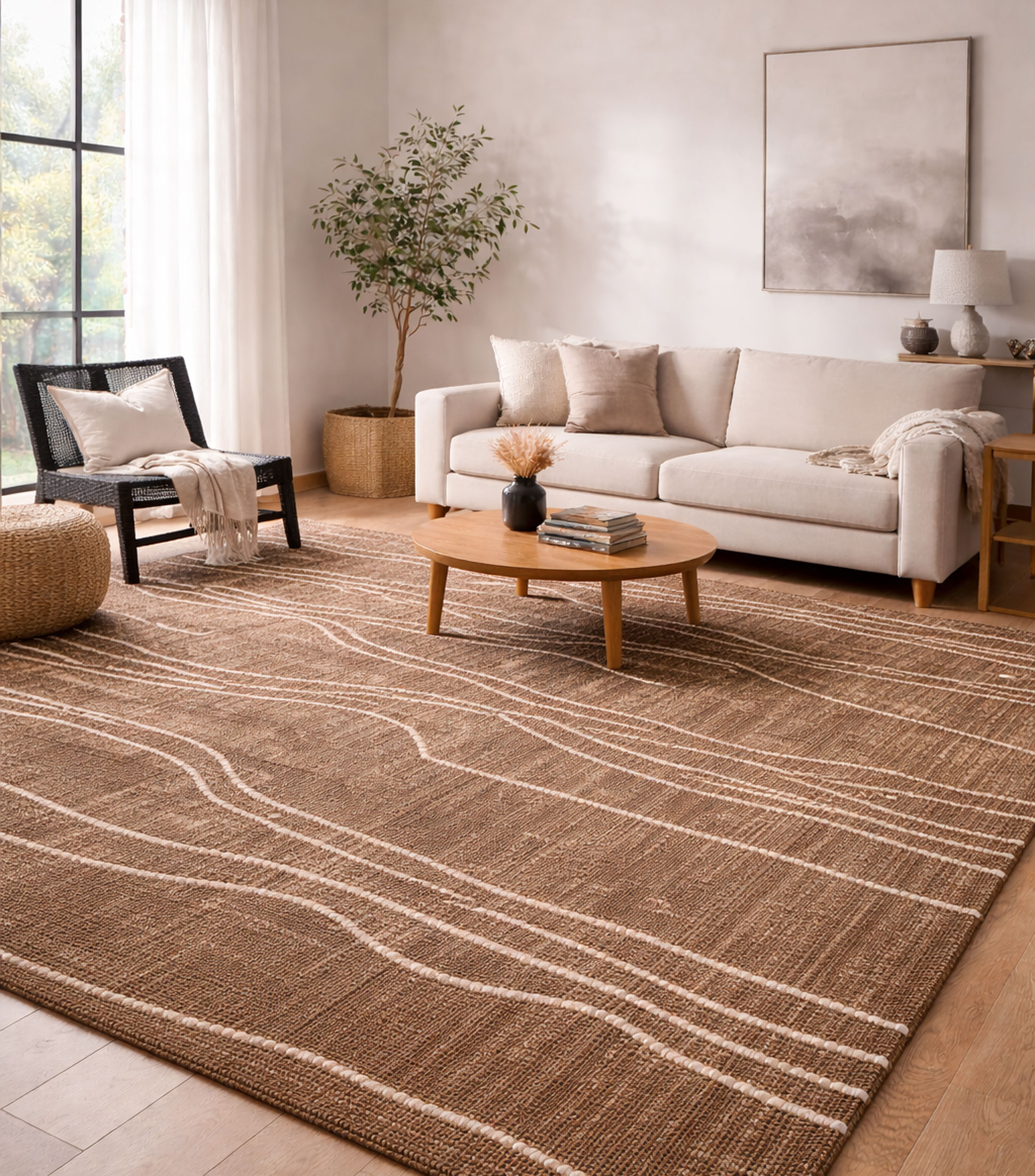 Tapete decorativo Lira en Lana 200 x 290 cm