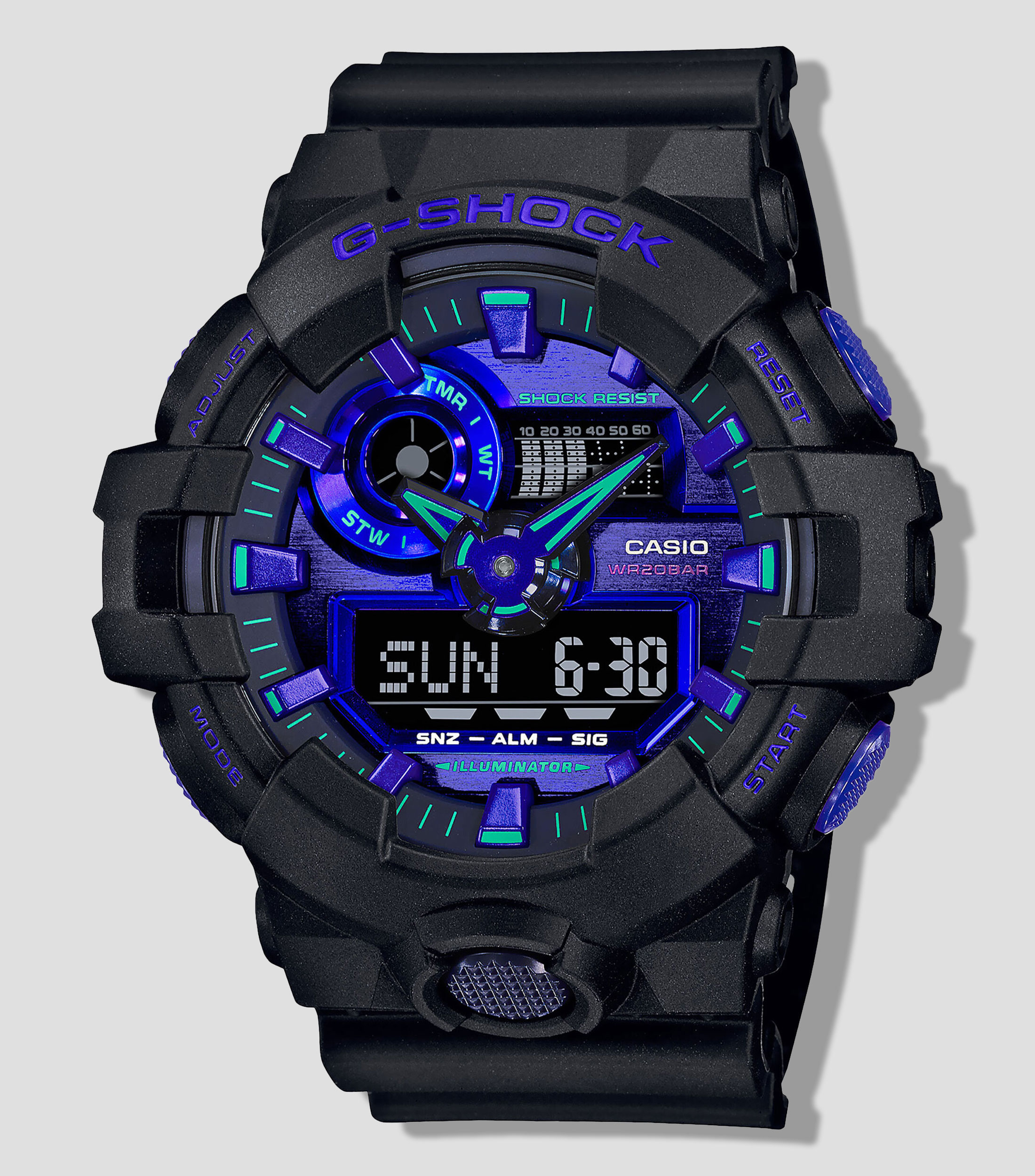 Reloj para hombre G-Shock GA-700 Casual Azul Digital