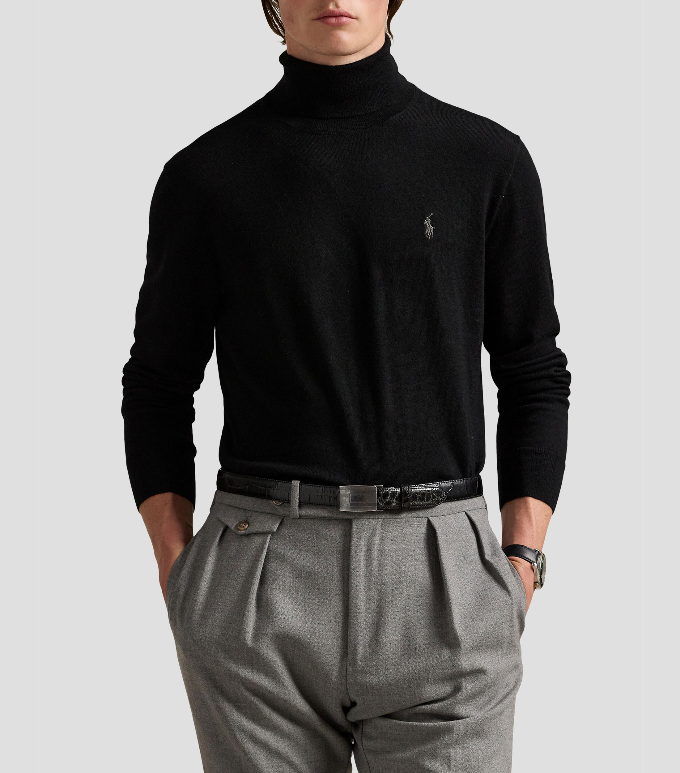 Suéter cuello de tortuga Hombre
