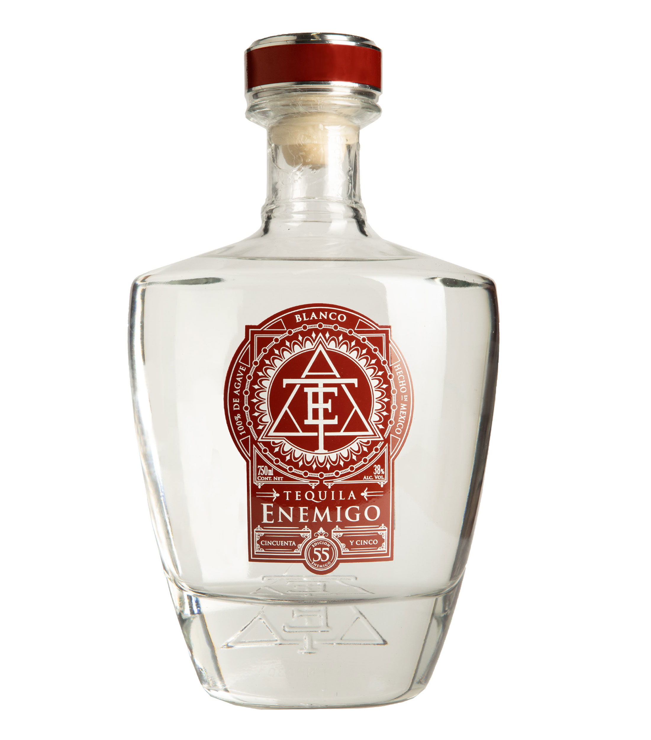 Tequila blanco Enemigo, 750 ml