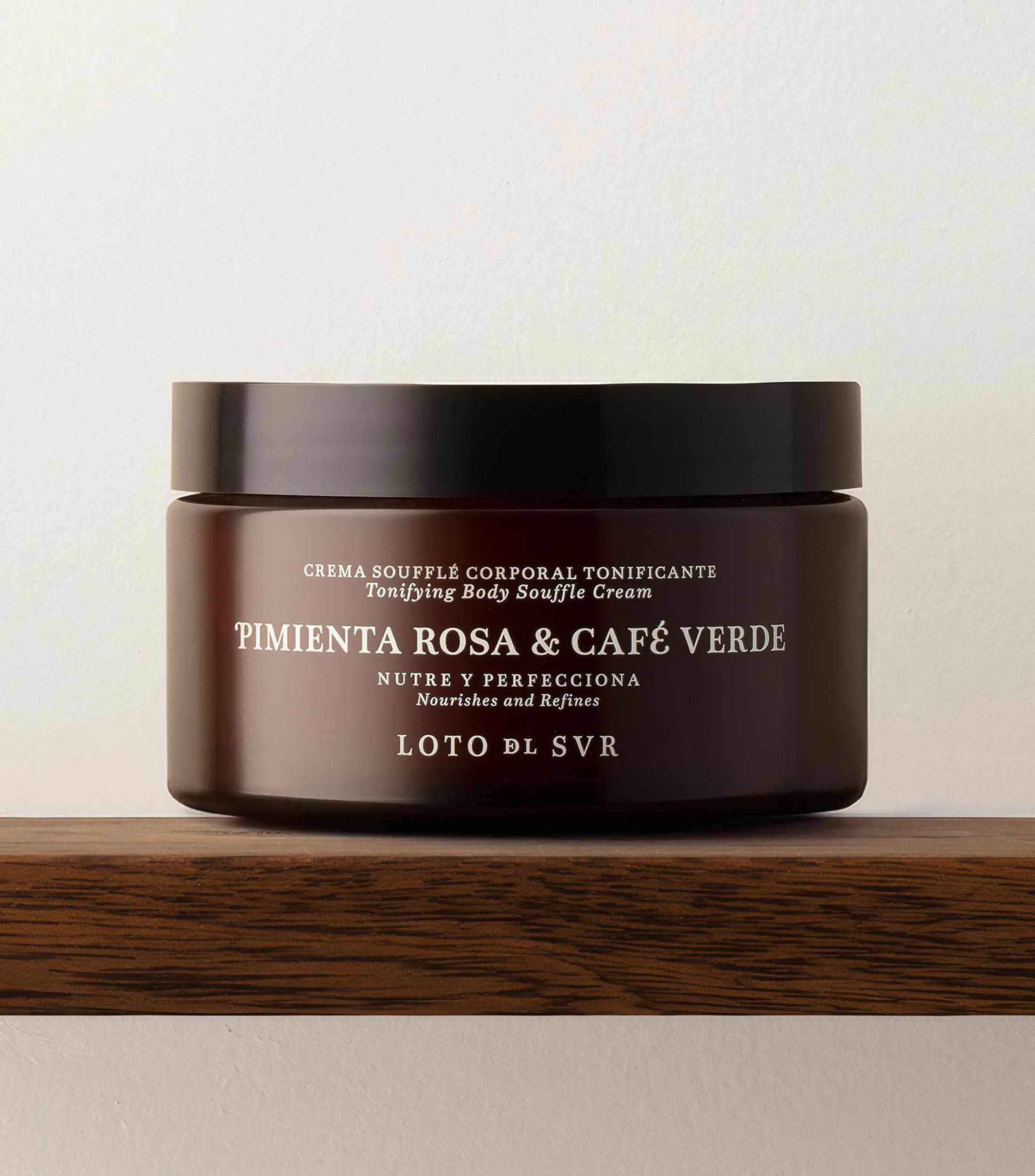 Soufflé Corporal Tonificante Pimienta Rosa & Café Verde, 200 ml