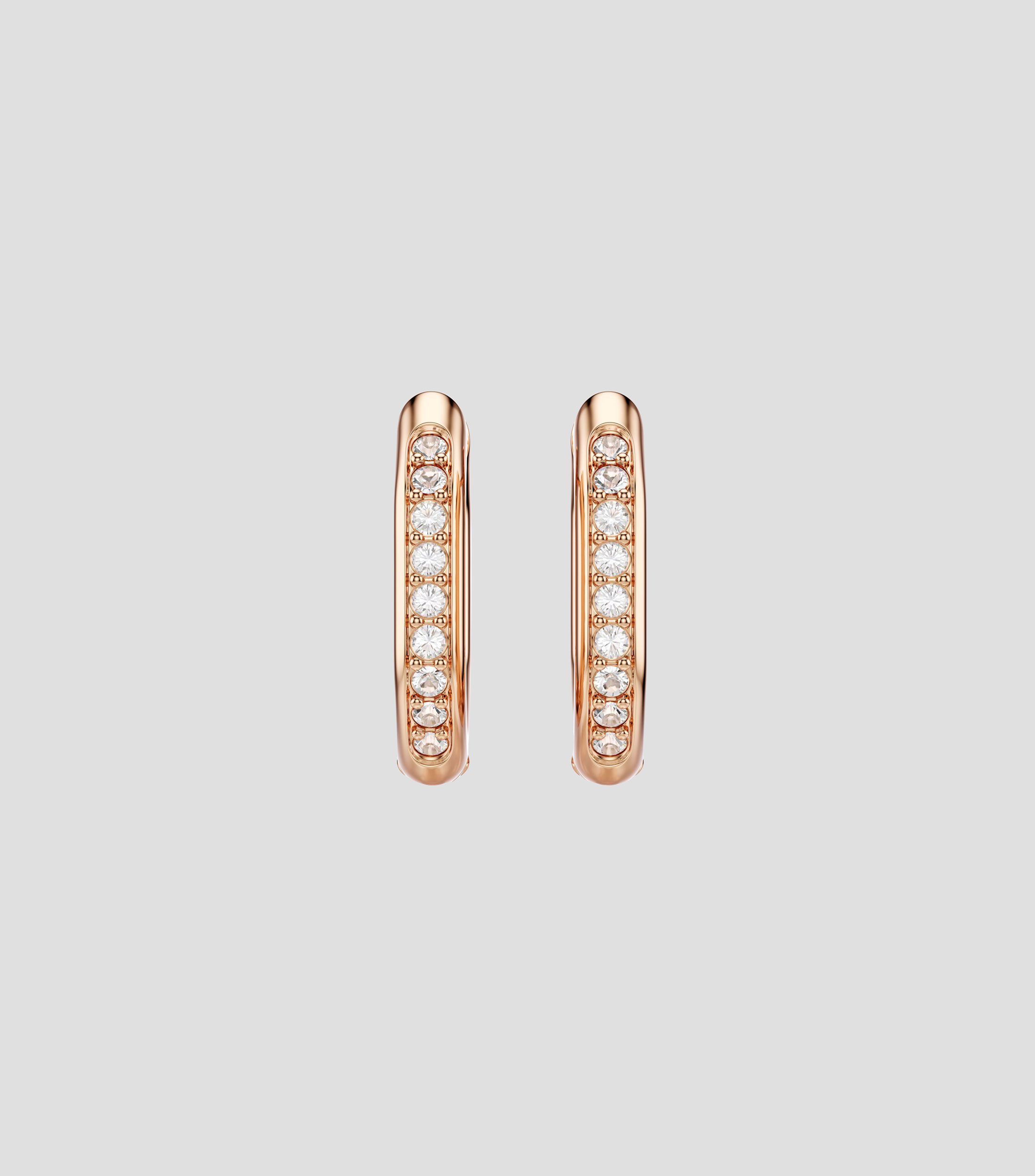 Aretes con cristales Dextera Octagon Mujer