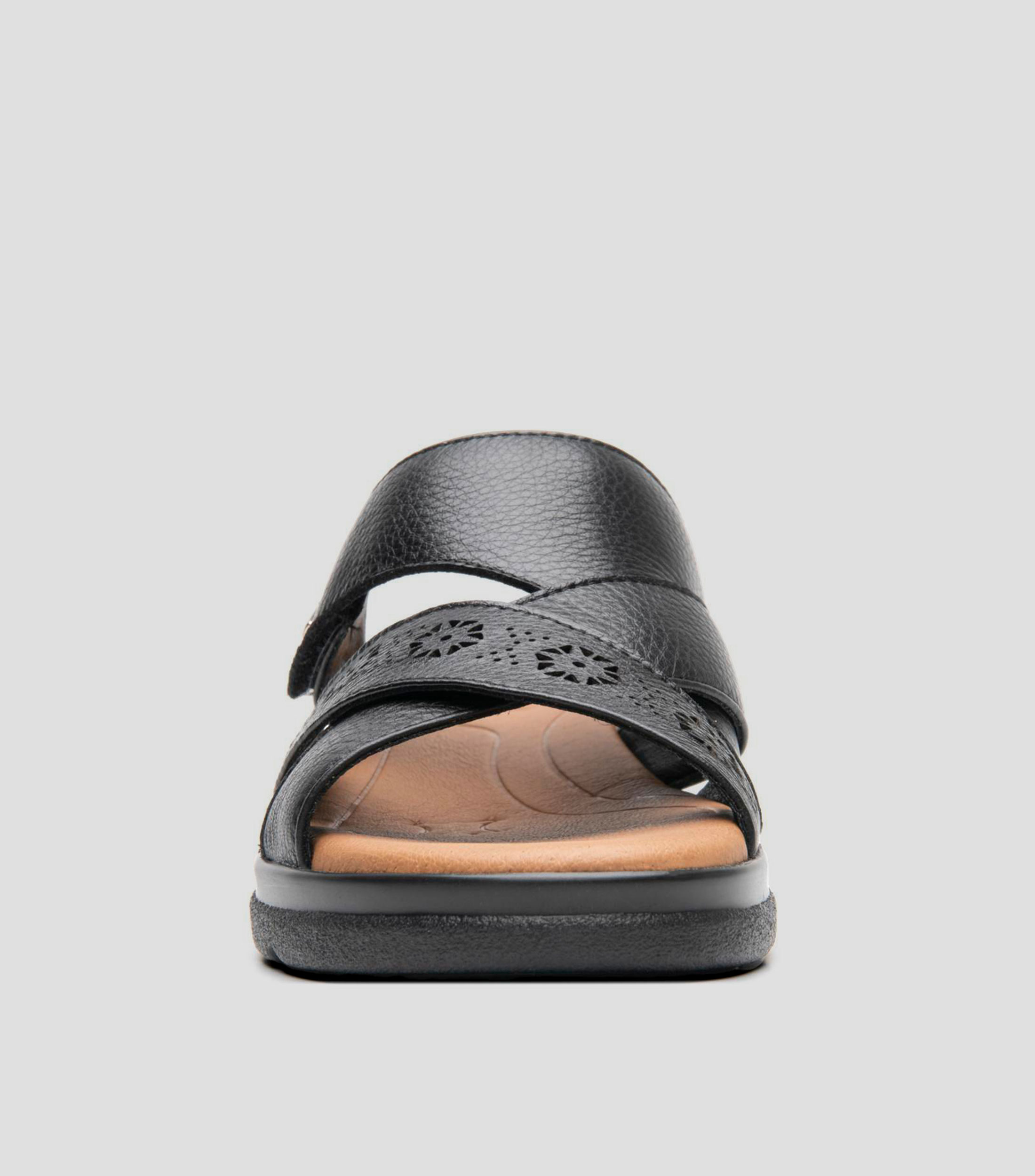 Sandalias con tacón bajo de cuña Dariana Mujer