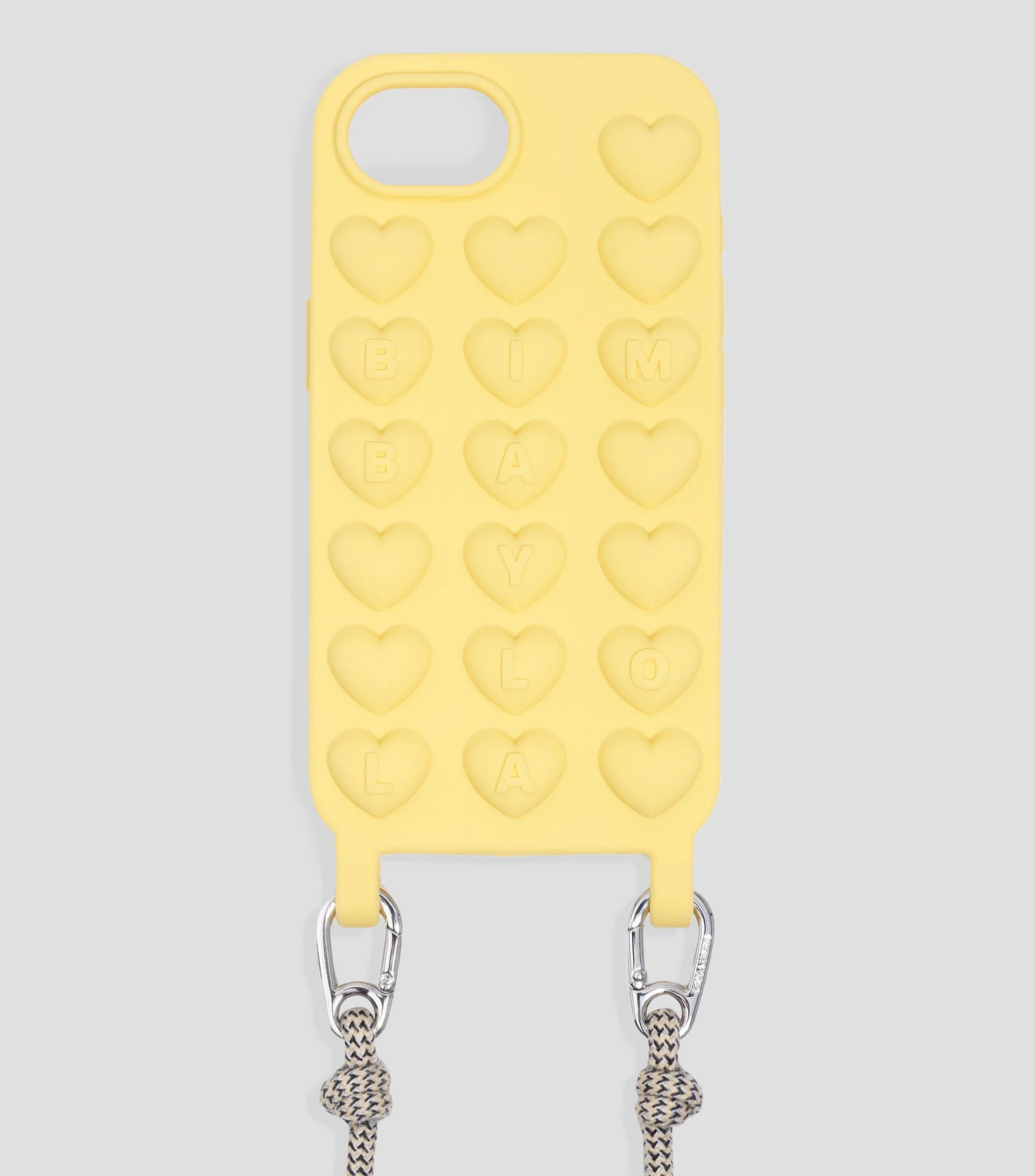 Funda de silicona con cuerda para iPhone 16E