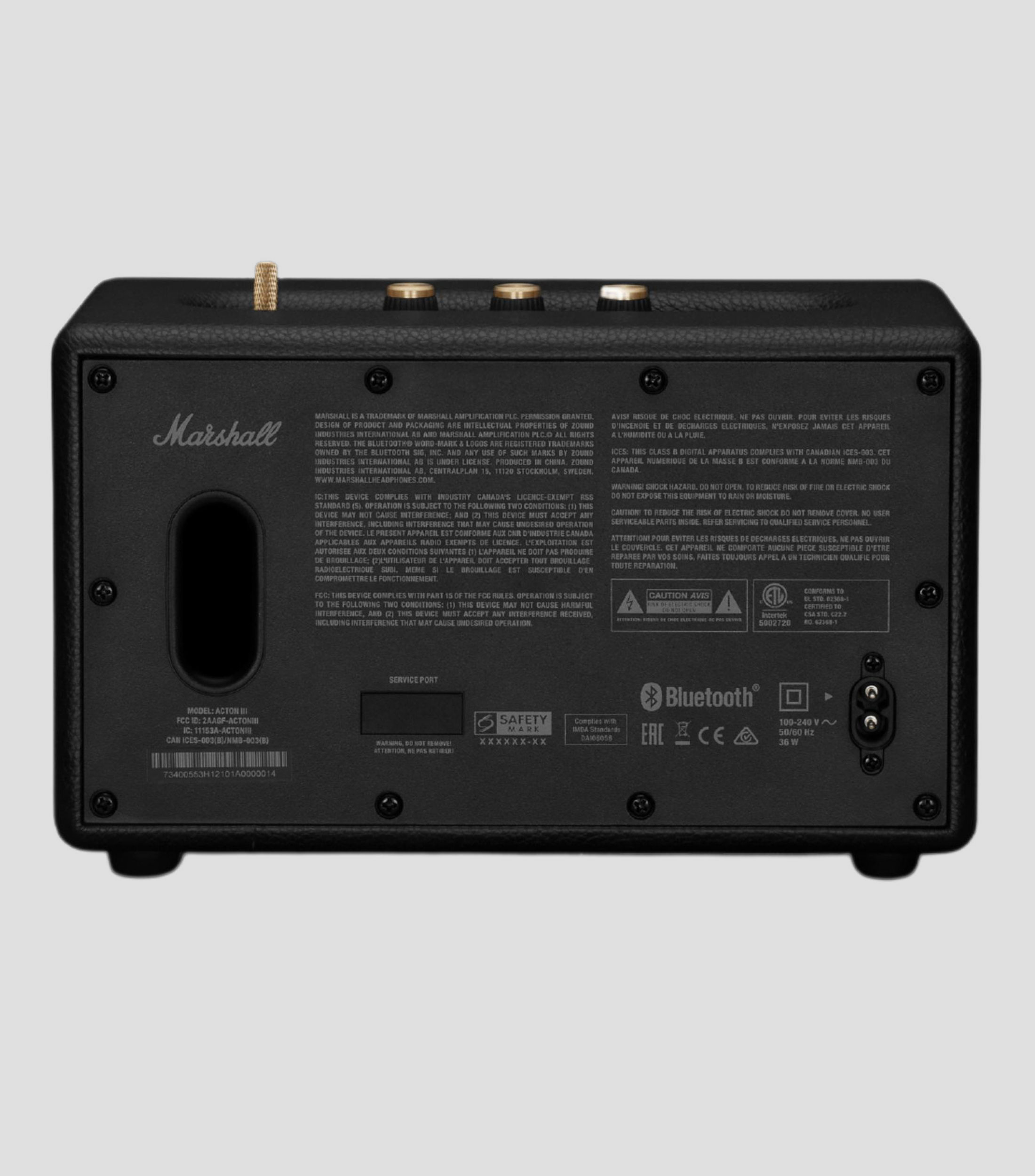 Bocina Inalámbrica Bluetooth Acton III negra