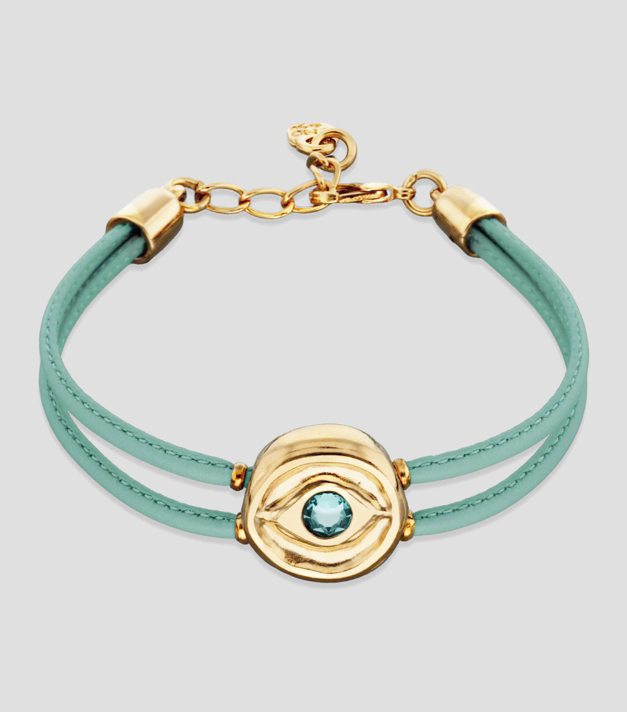 Pulsera turquesa con ojo Mujer