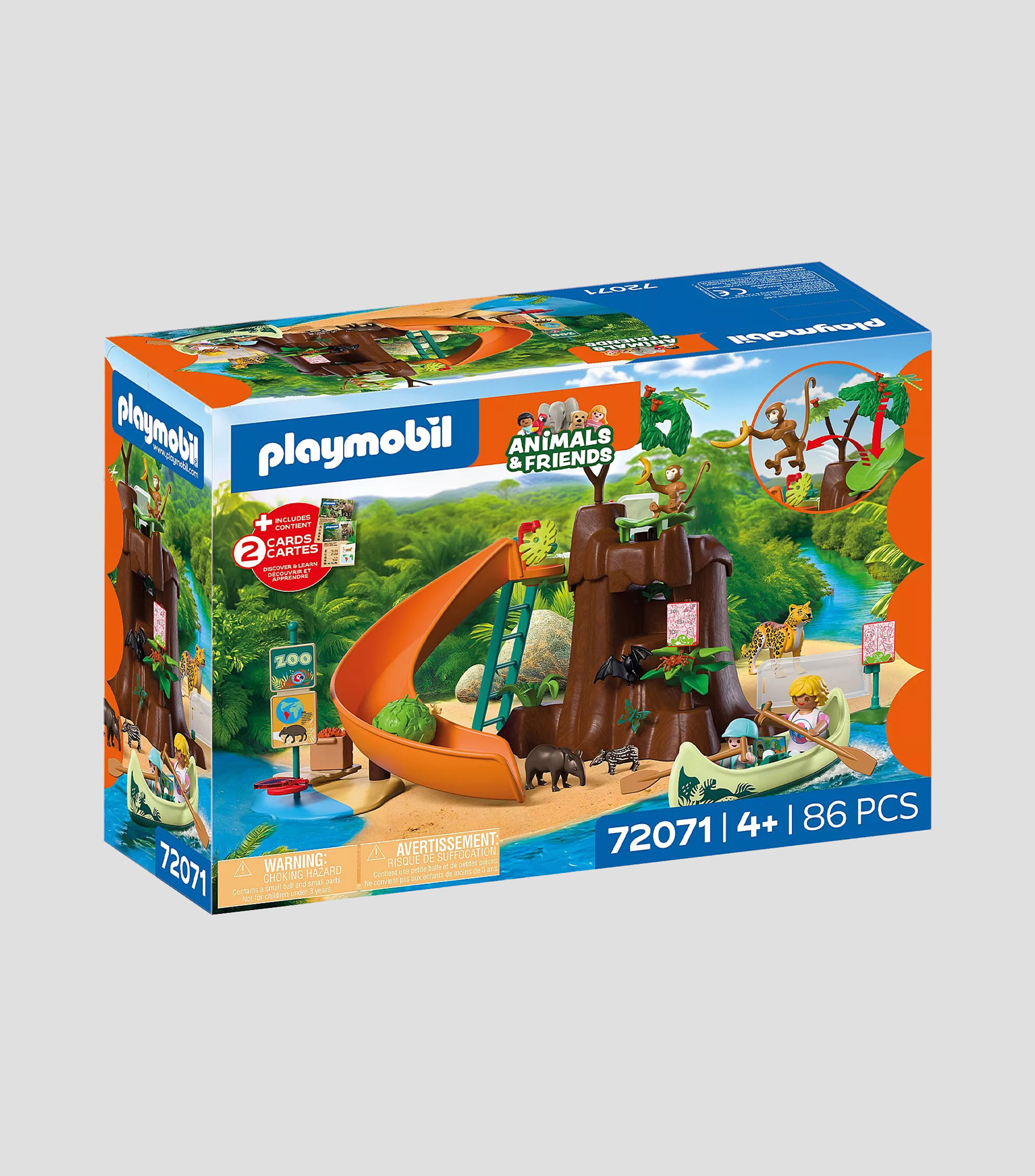 Playset Zoo: Aventura en la jungla
