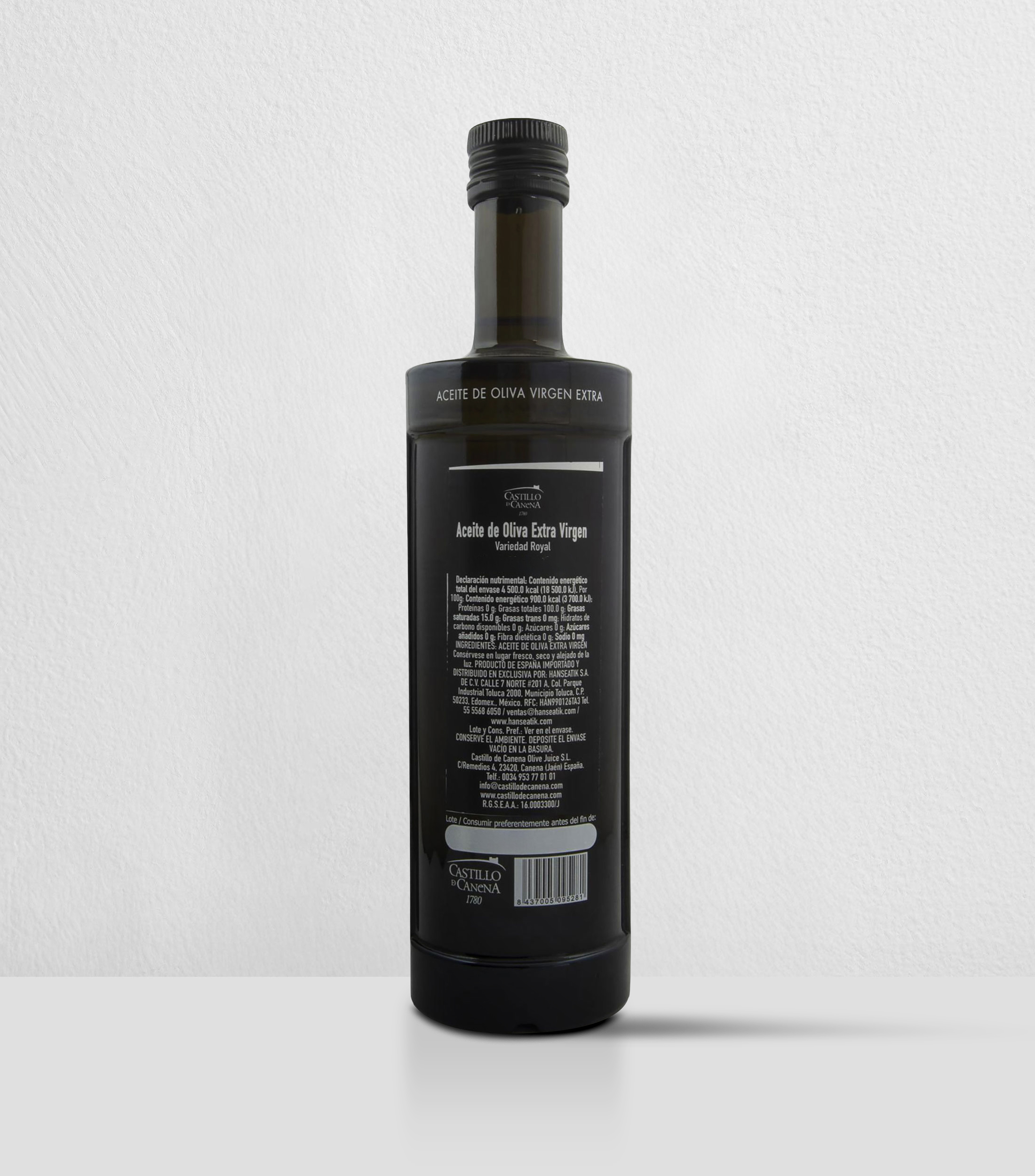 Aceite de Oliva Extra Virgen Aceitunas tempranas de Royal, 500 ml