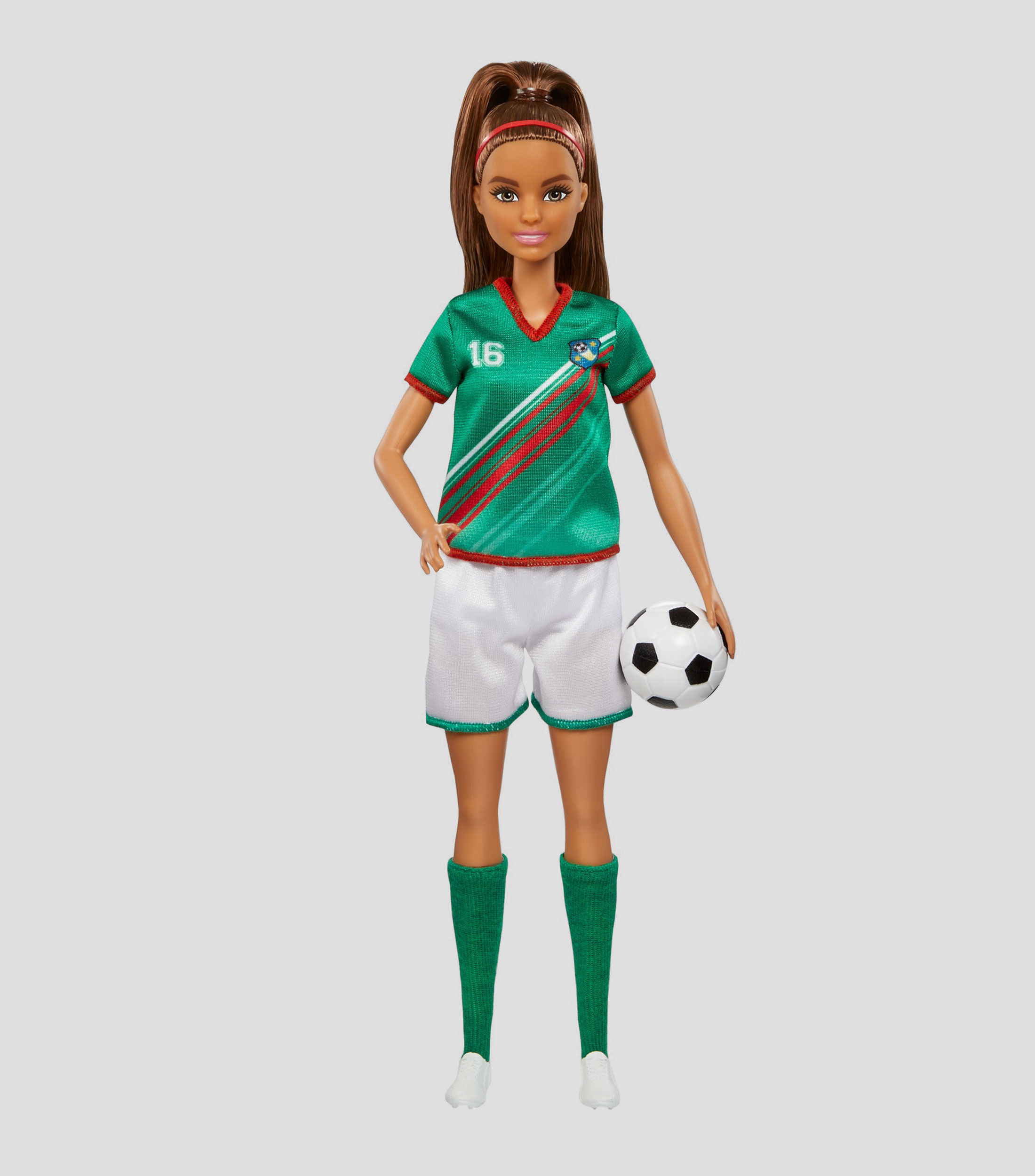 Muñeca jugadora fútbol