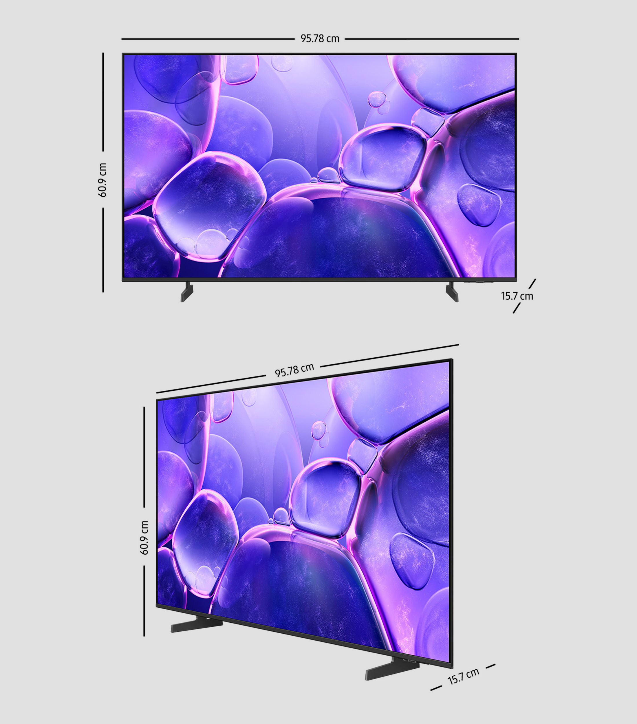 Pantalla 43 Pulgadas Plana Crystal UHD 4K U8200 UN43U8200FFXZX