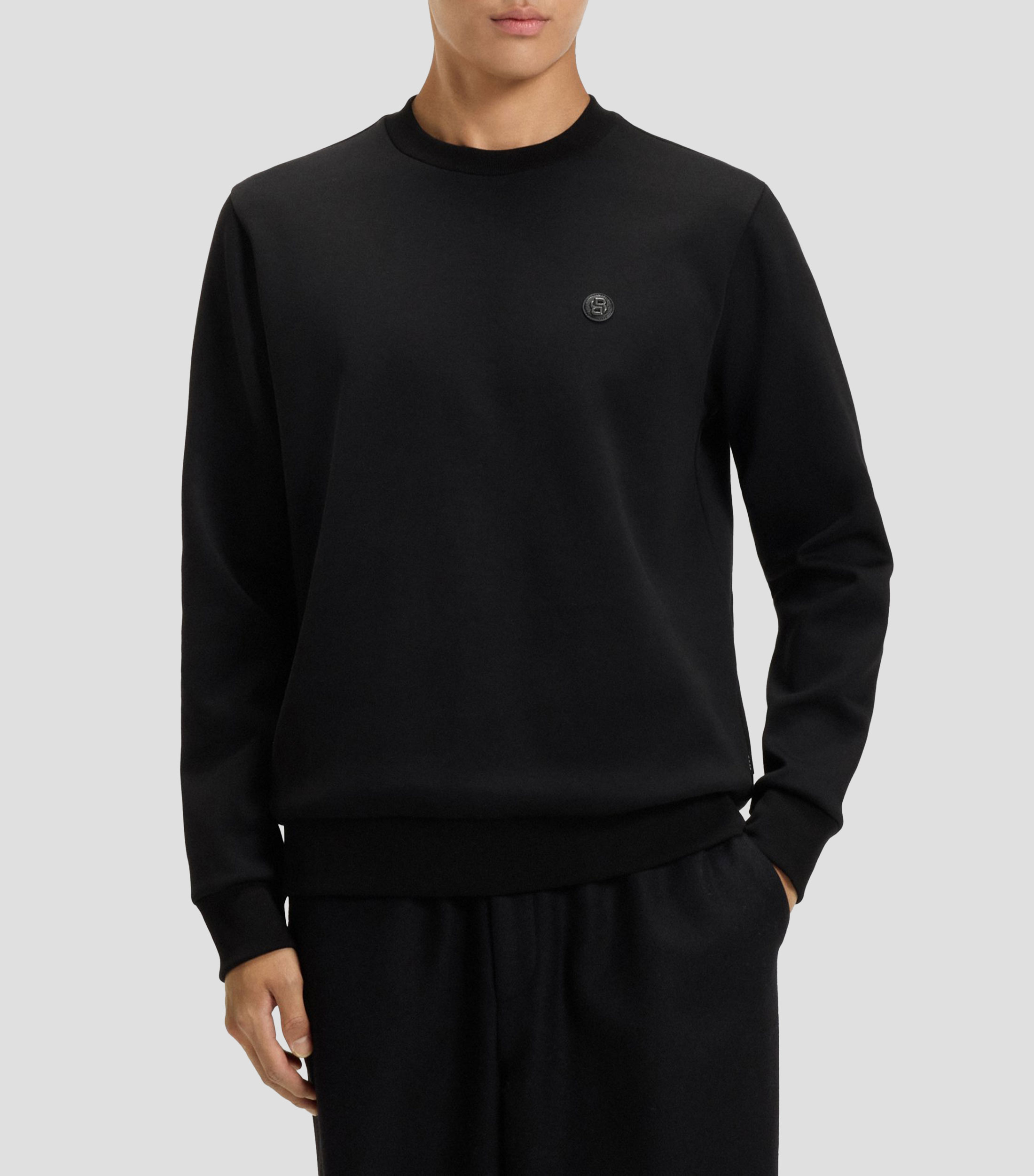 Sudadera de algodón con monograma Double B Hombre