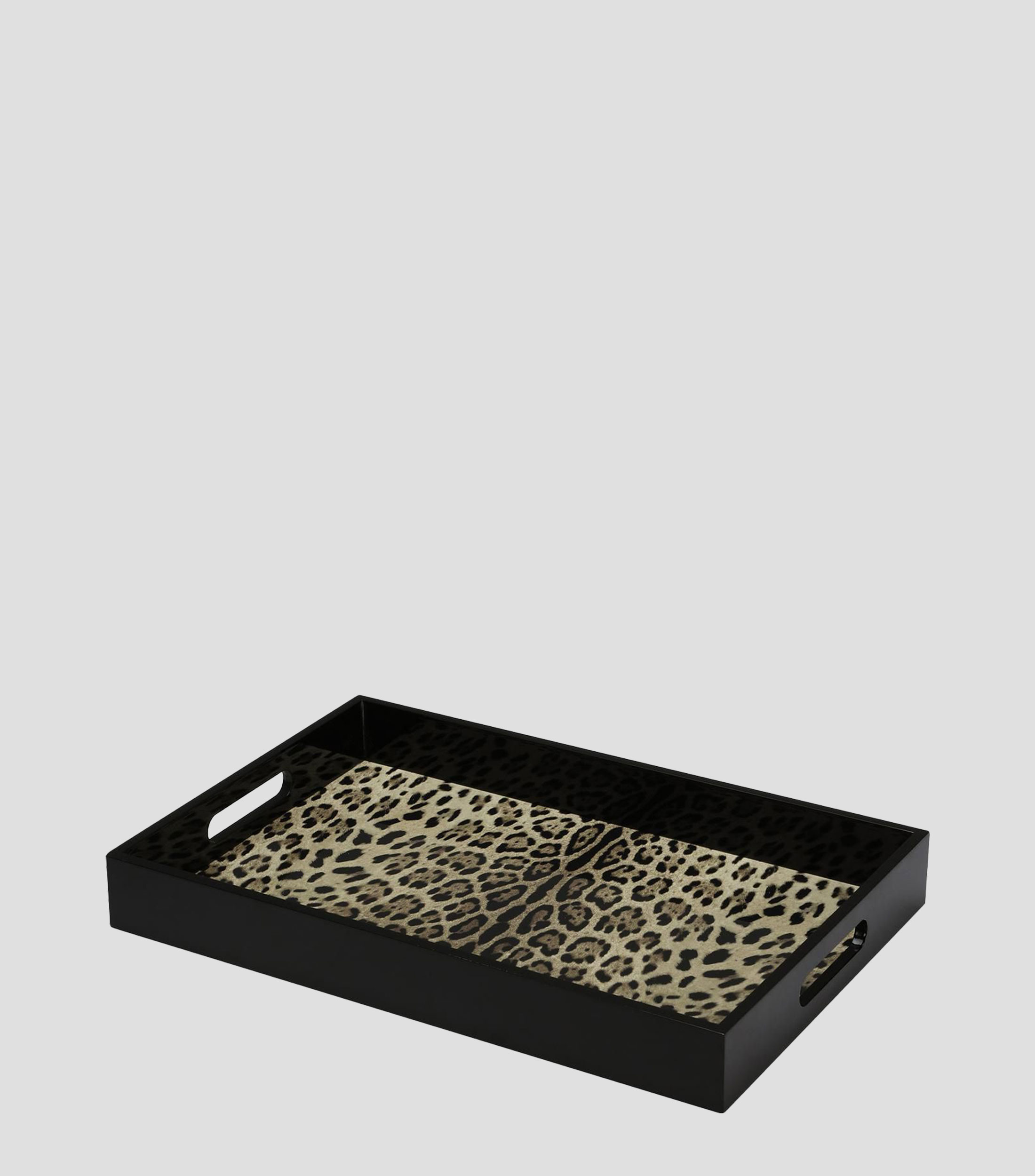 Charola Leopardo de madera