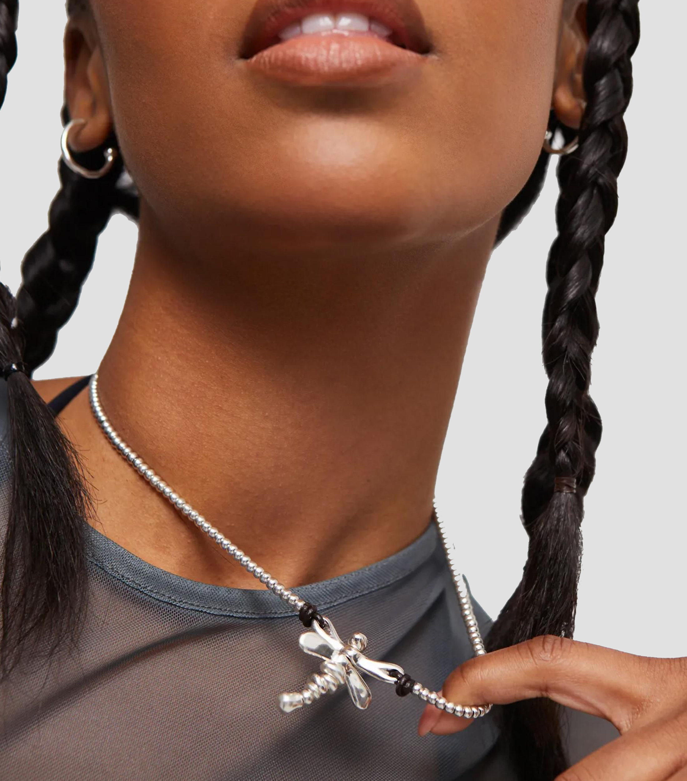Collar corto libélula Mujer