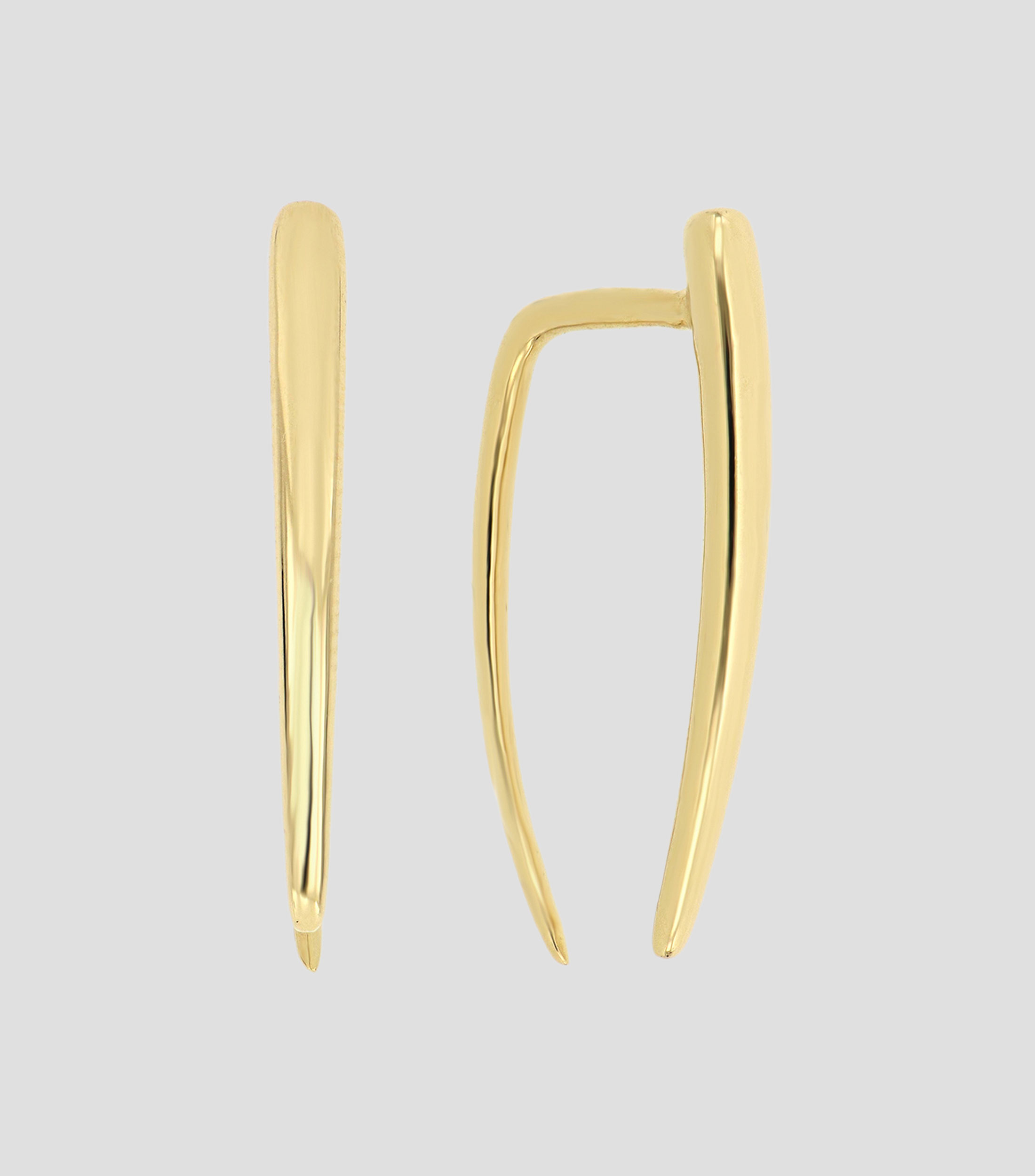 Aretes en oro de 18 Kts Mujer