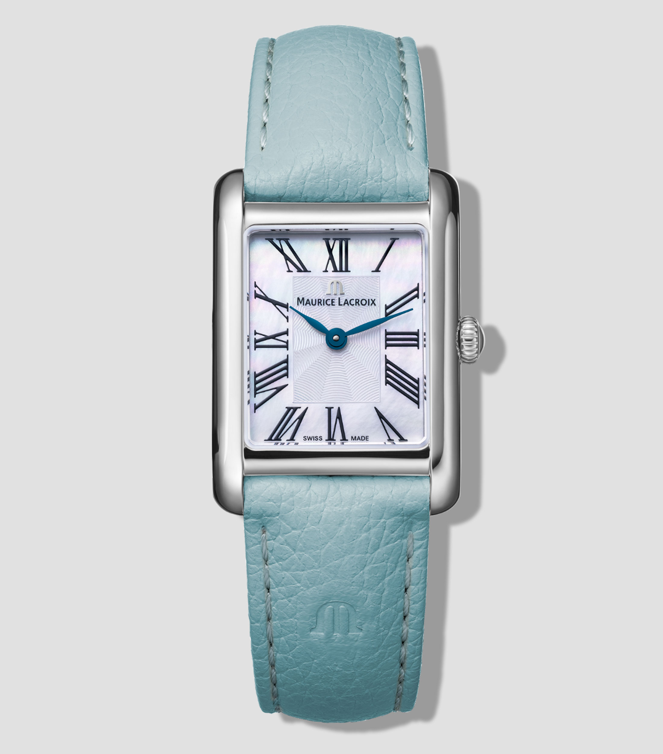 Reloj para Mujer Fiaba Casual, Plateado, Azul