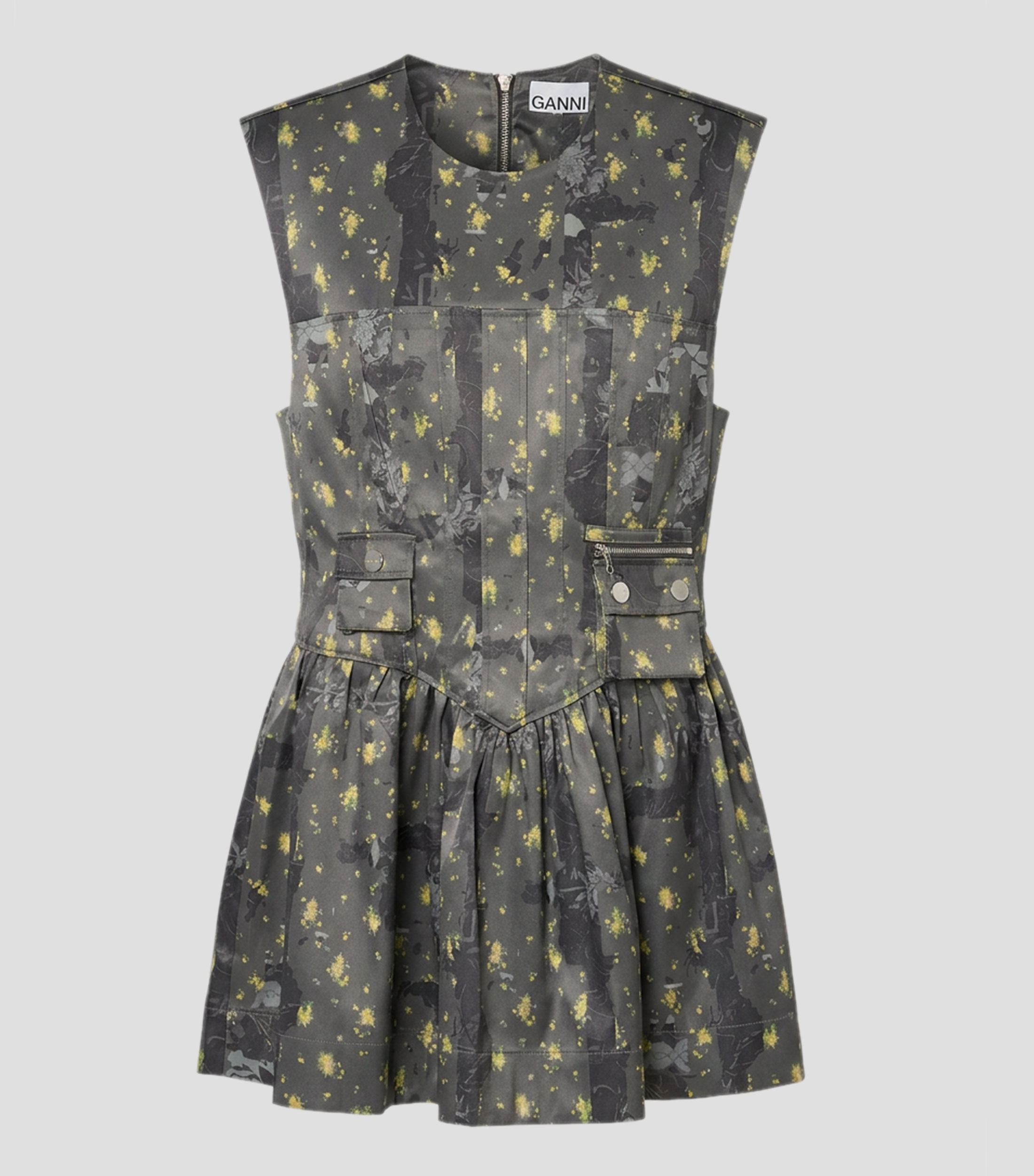 Vestido mini estampado Mujer