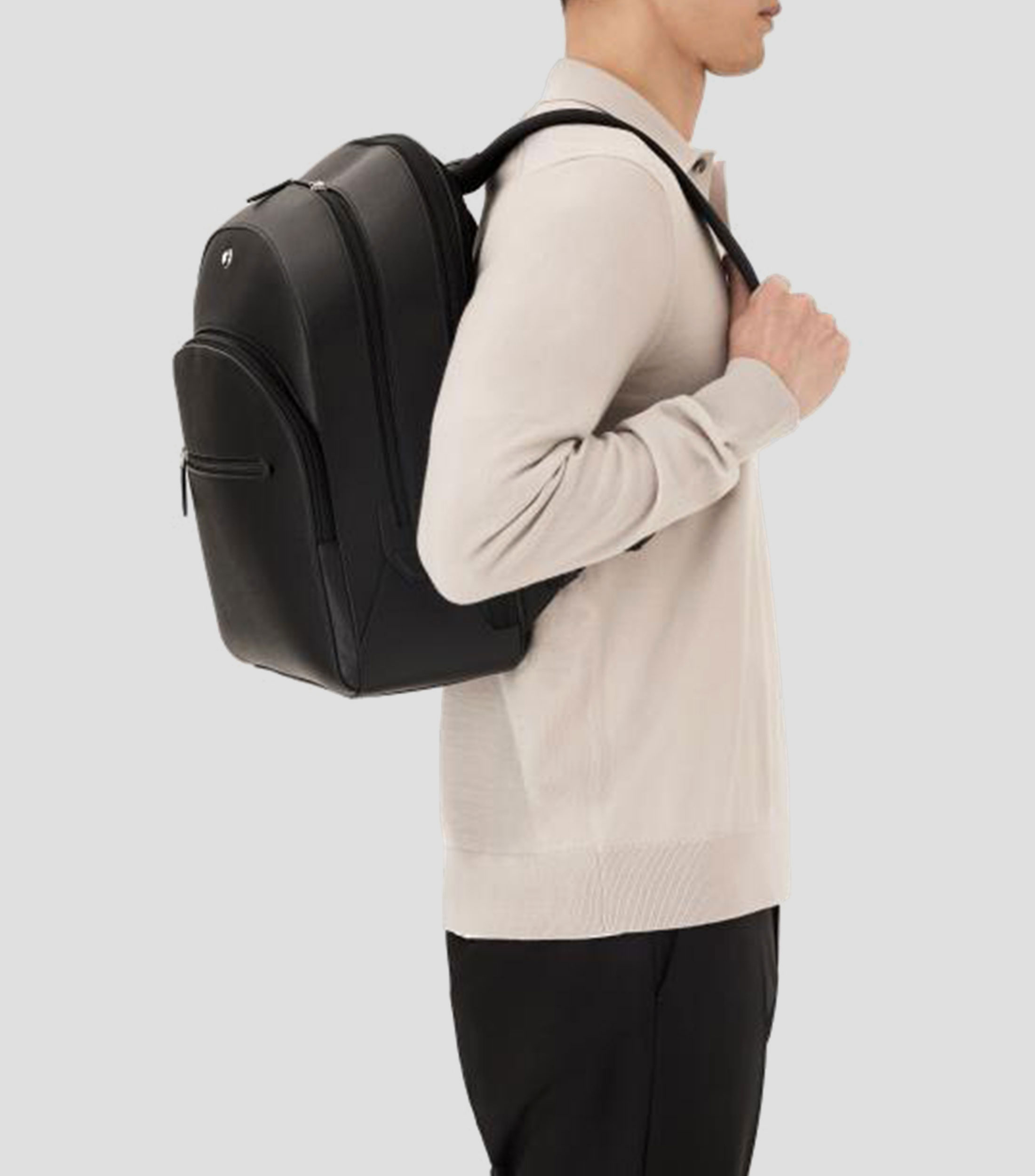 Montblanc Sartorial Mochila grande 3 compartimentos negra Unisex