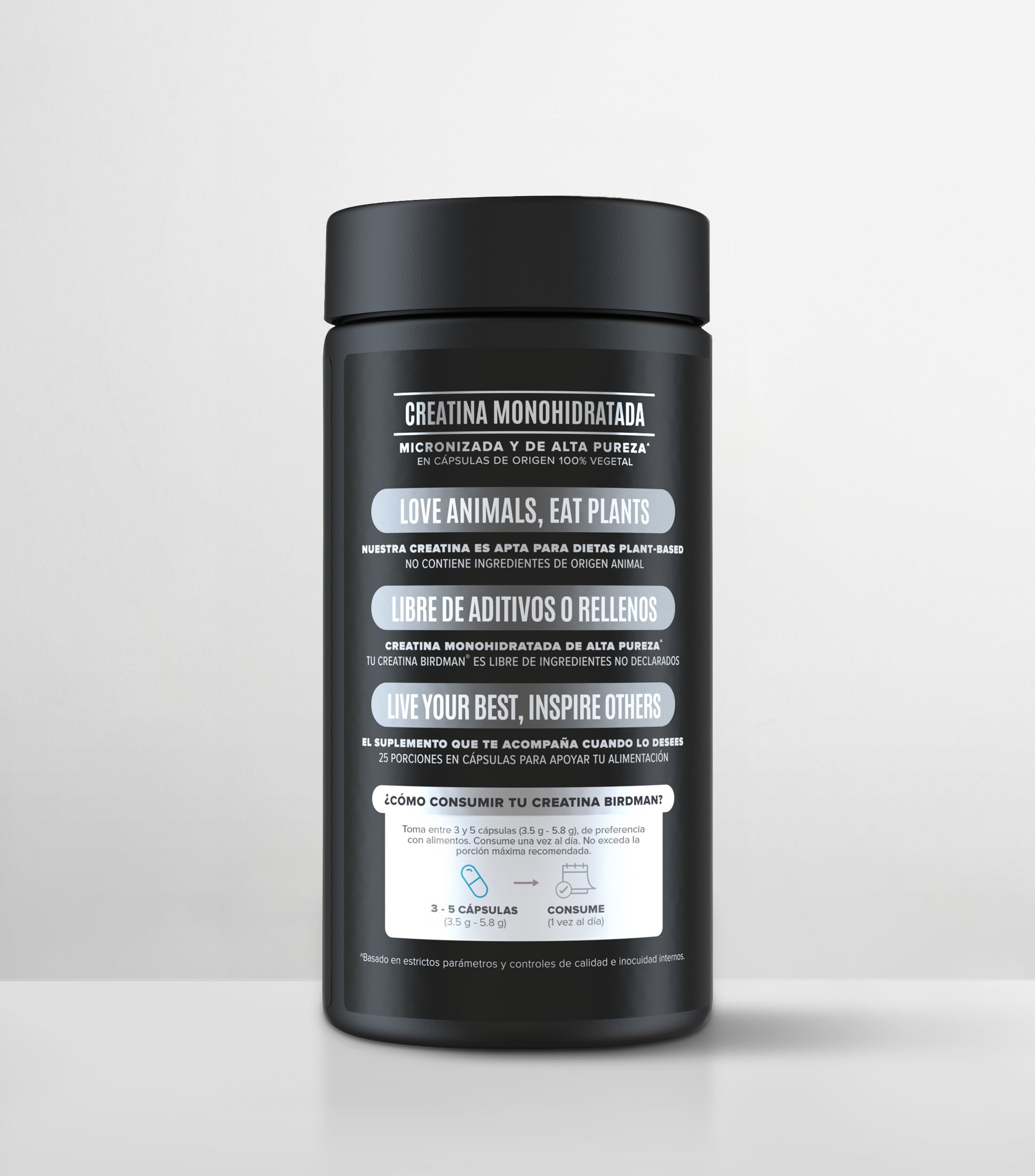 Suplemento Alimenticio Creatina Monohidratada Cápsulas 25, 145 g