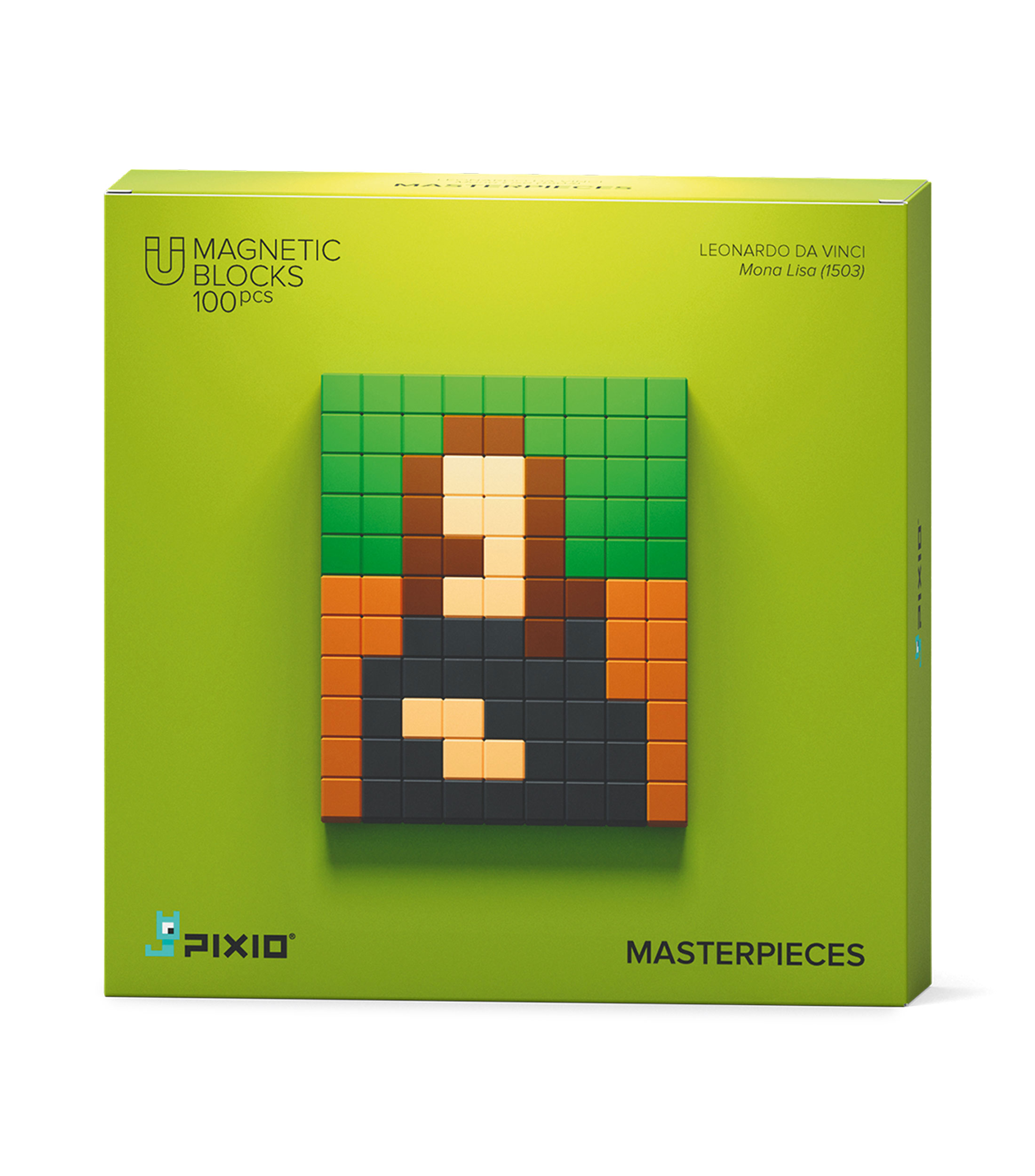 Playset Magnetic Blocks, Pixio Mona Lisa