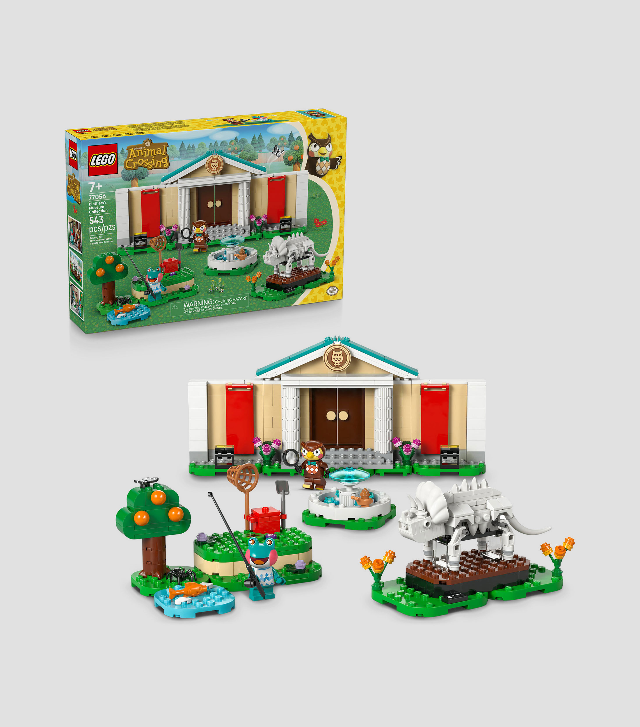 Lego Animal Crossing La colección del museo de Sócrates 77056