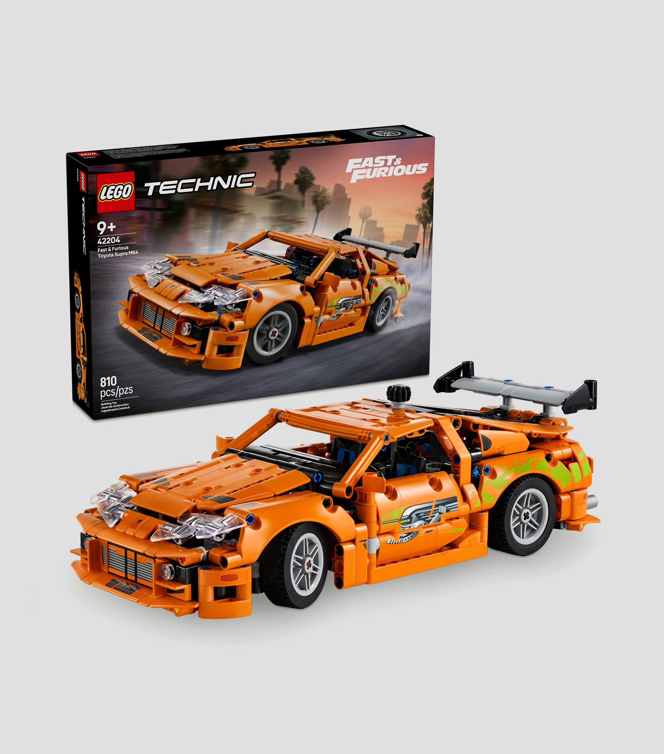 Lego Technic Fast and Furious Toyota Supra MK4 42204