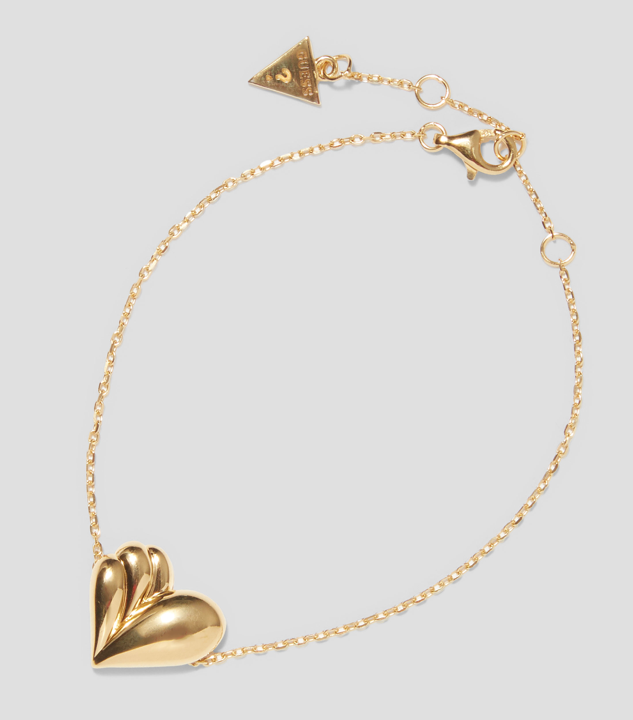 Pulsera en plata .925 con corazon Mujer