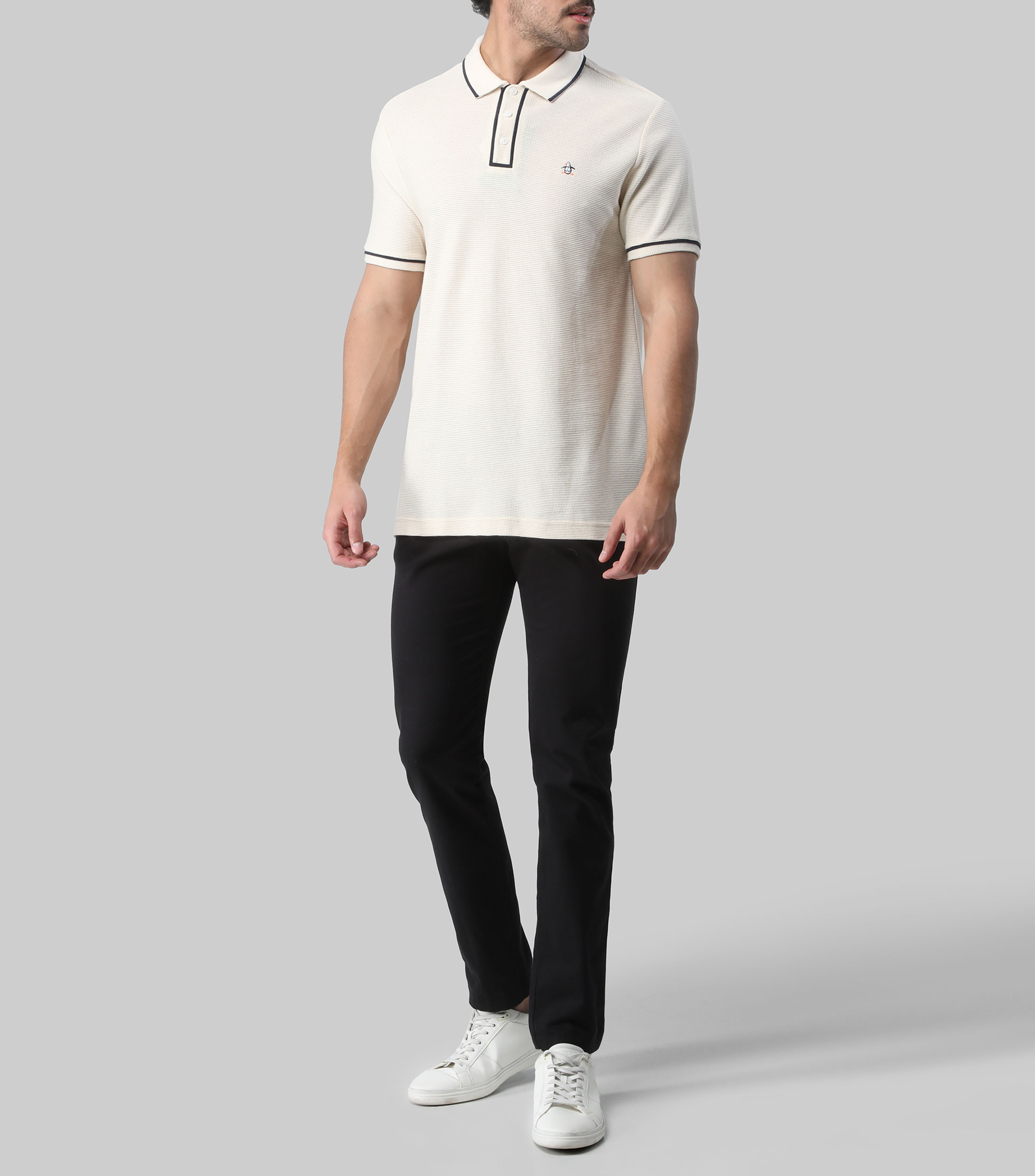 Playera Tipo Polo Manga Corta Hombre