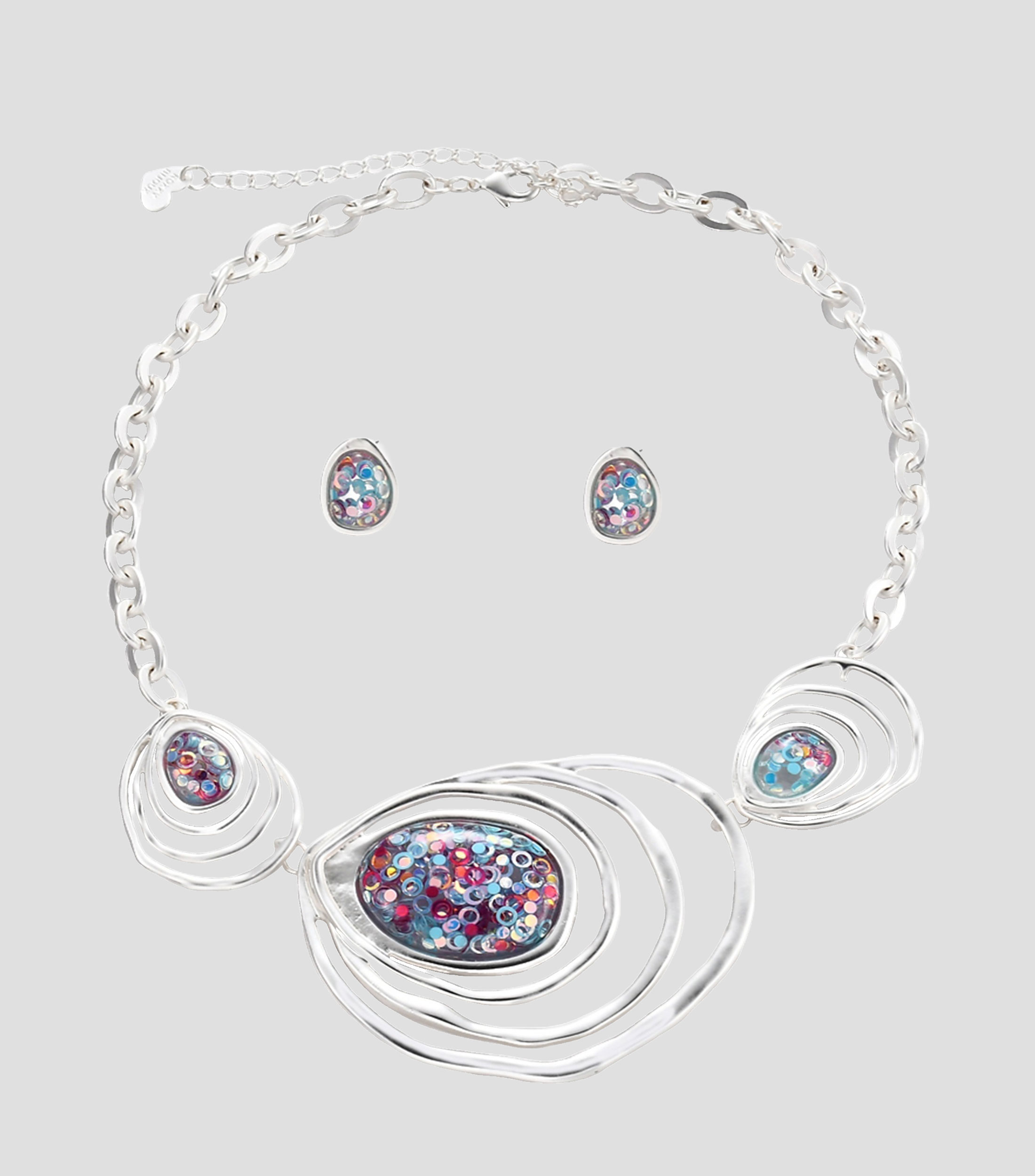 Set de Collar y Aretes Mujer