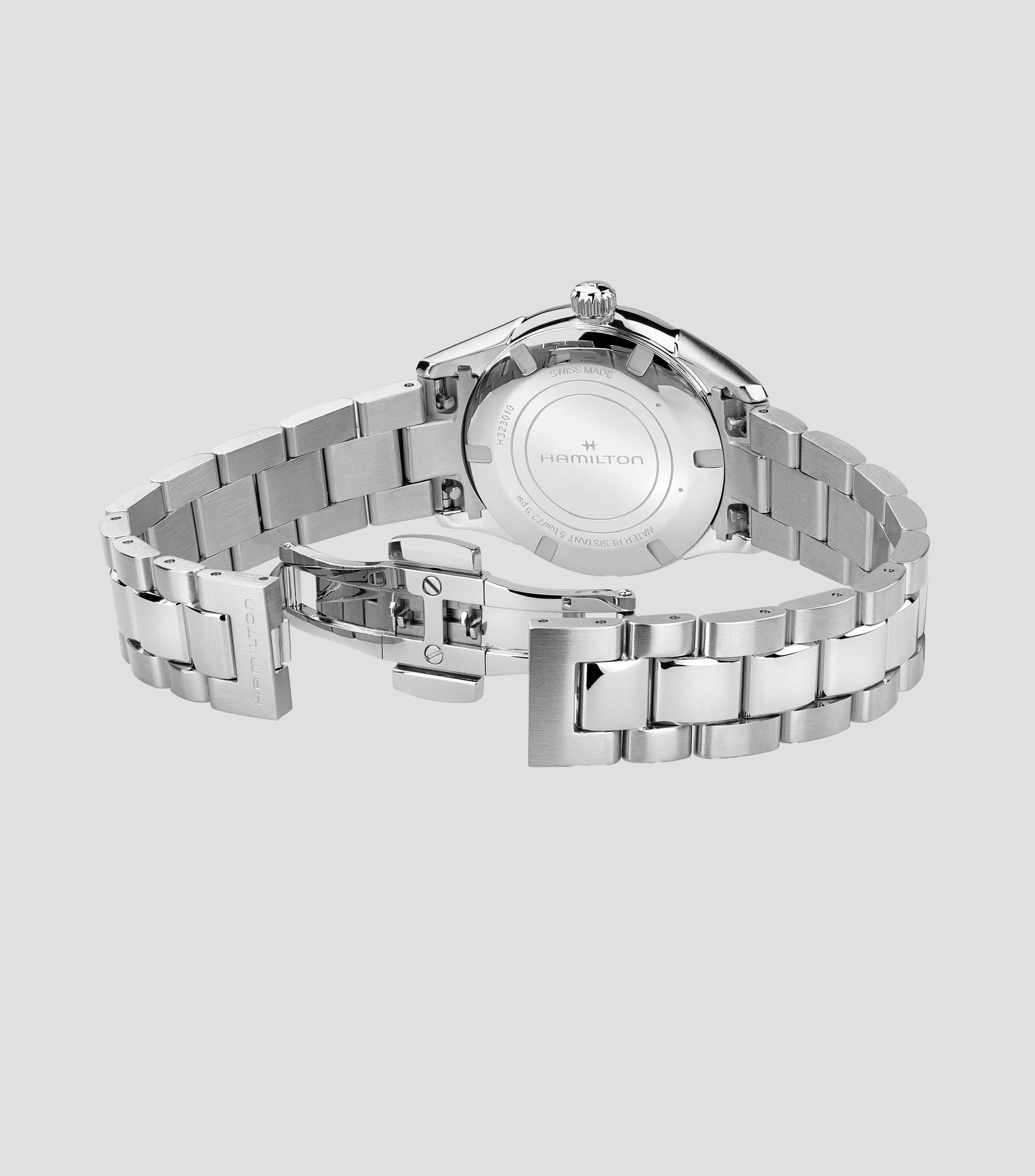 Reloj Unisex Jazzmaster Quartz casual, Plateado