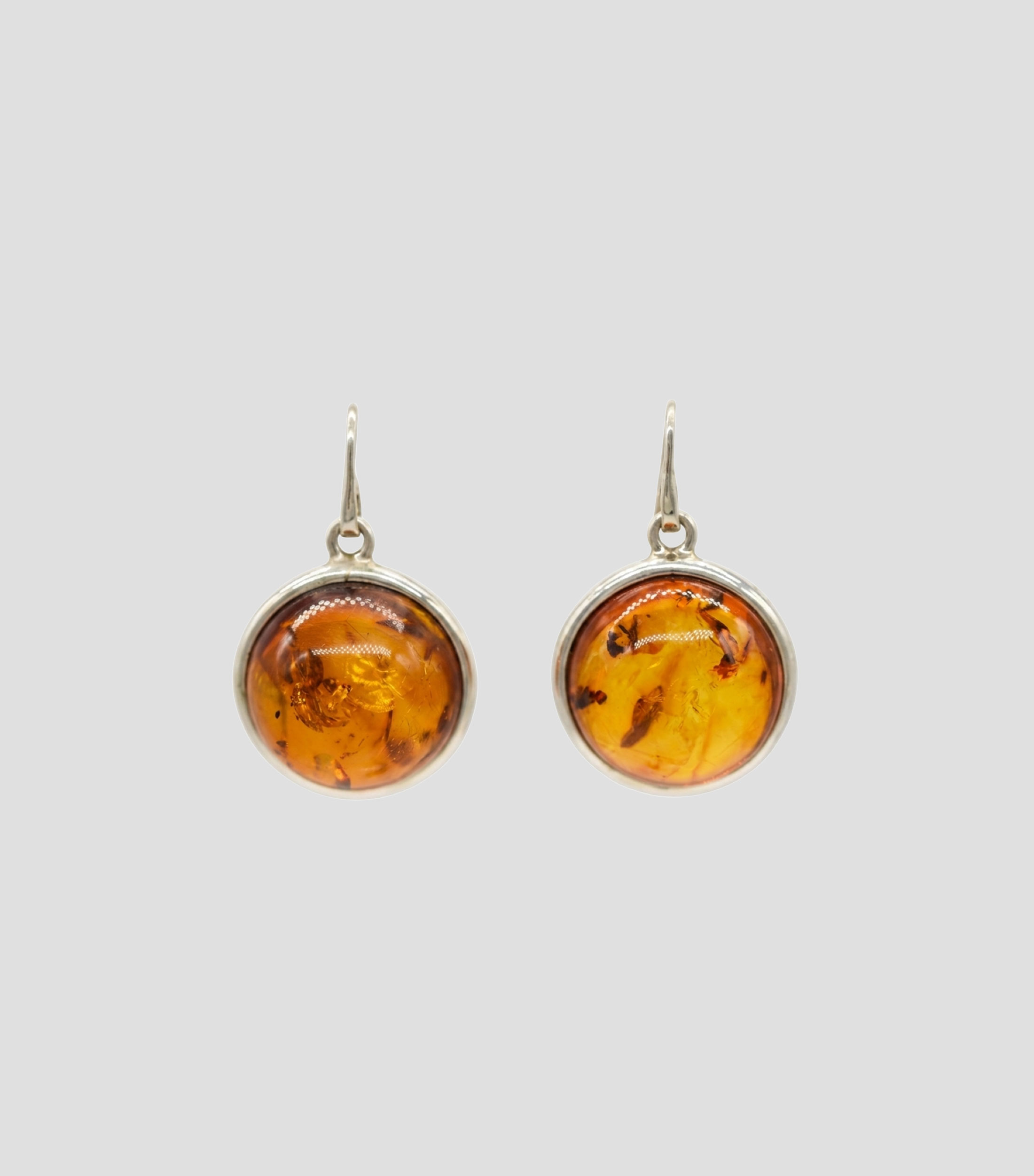 Aretes con ámbar báltico Mujer