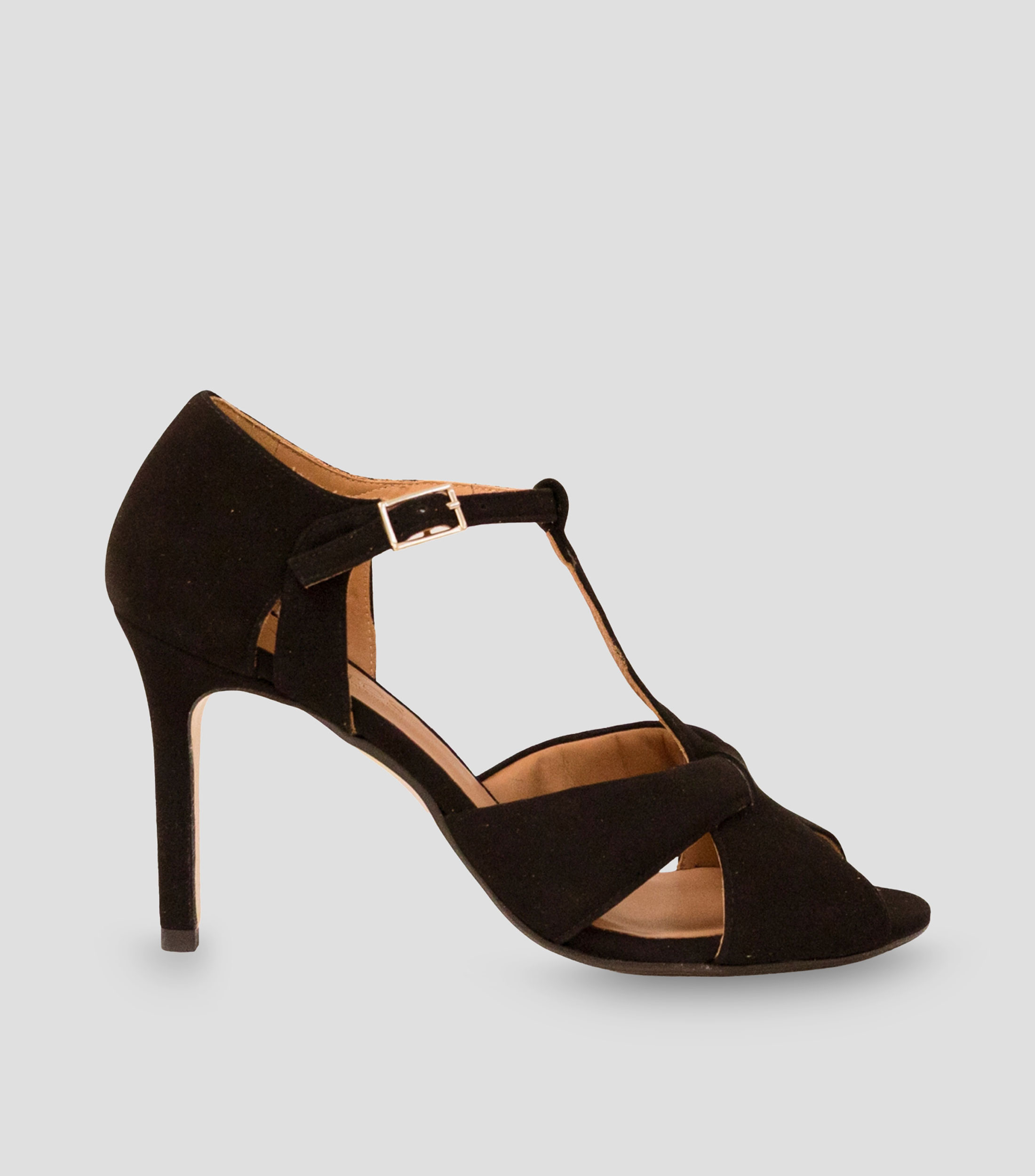 Sandalias con tacón medio delgado Candela Mujer