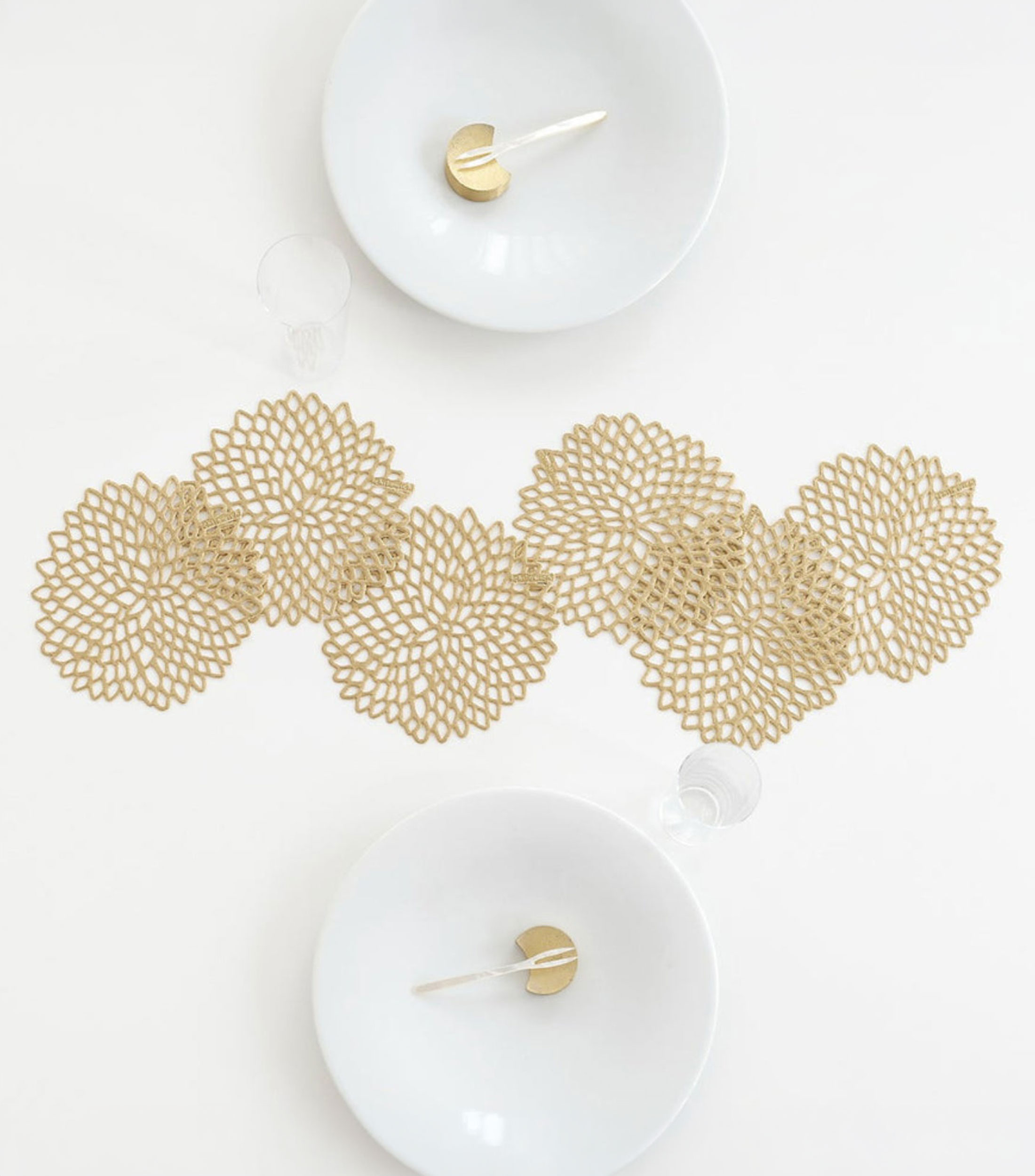 Set de Portavaso Dorado