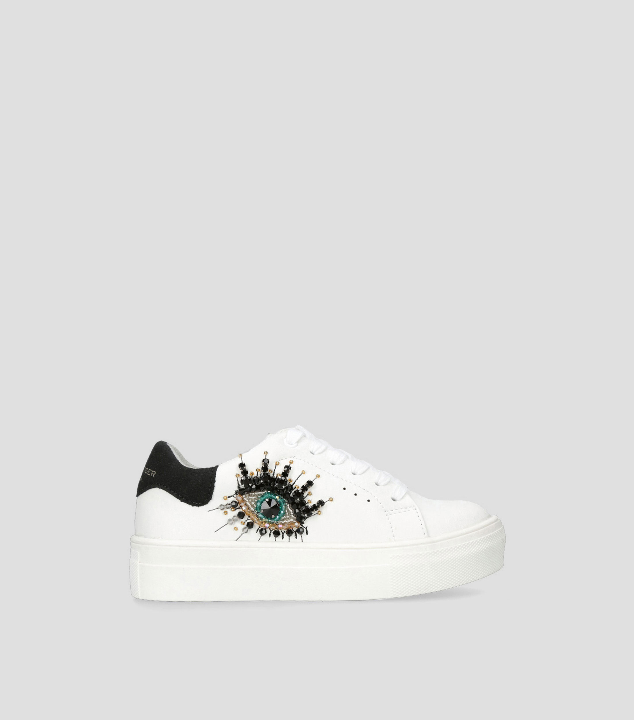 Tenis casuales con plataforma Mini Laney Eye en piel Niña