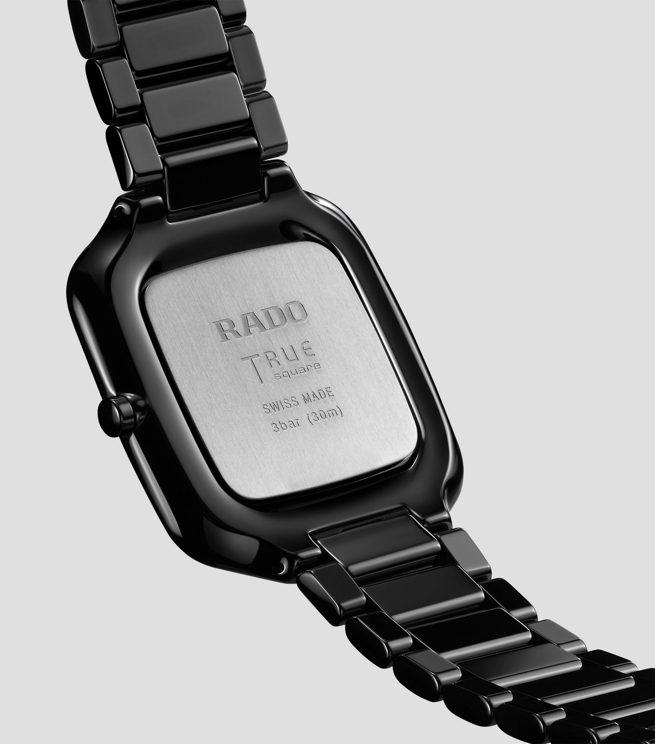 Reloj Unisex True Square Thinline casual negro