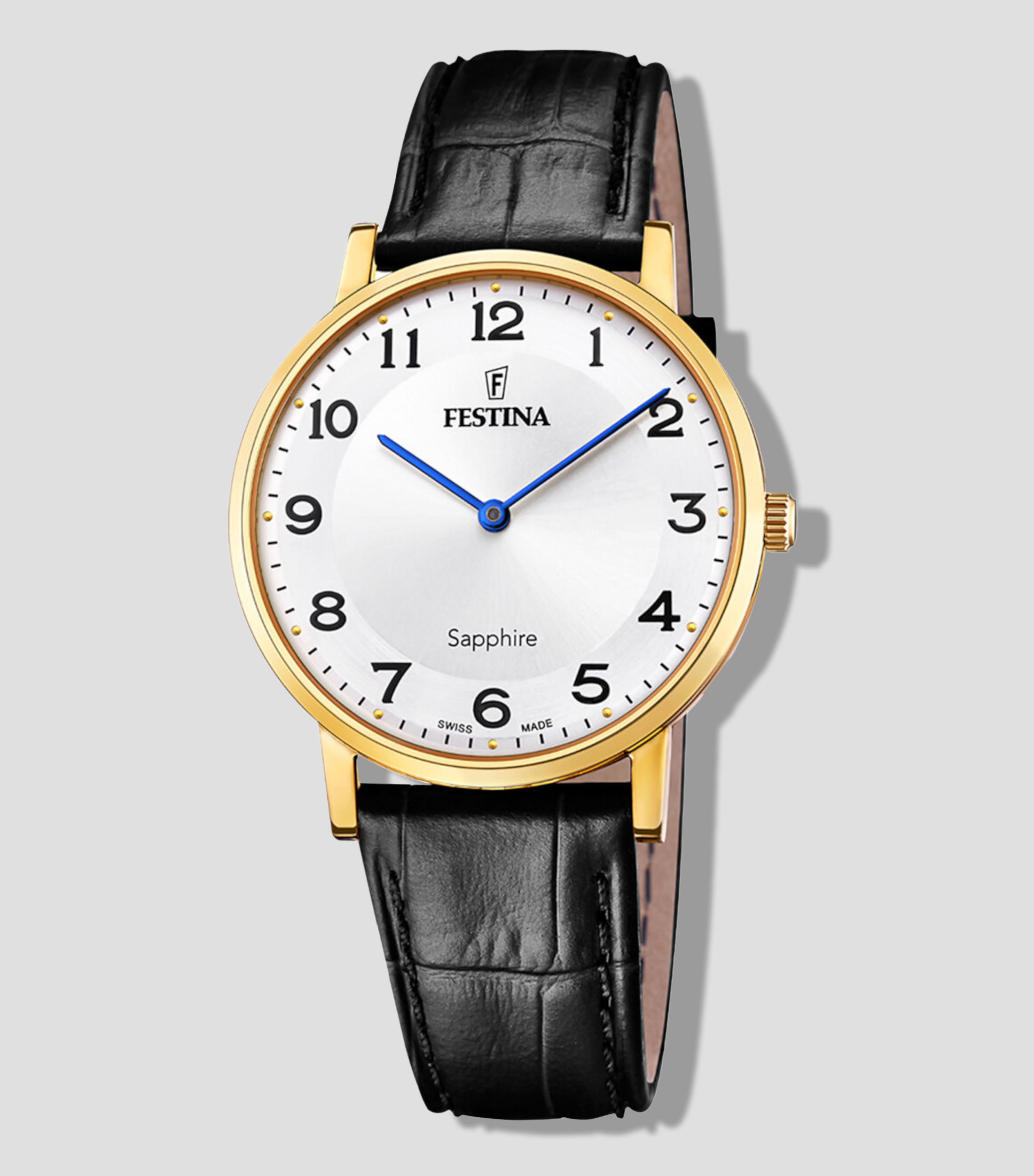 Reloj para hombre Swiss Made De vestir, Dorado