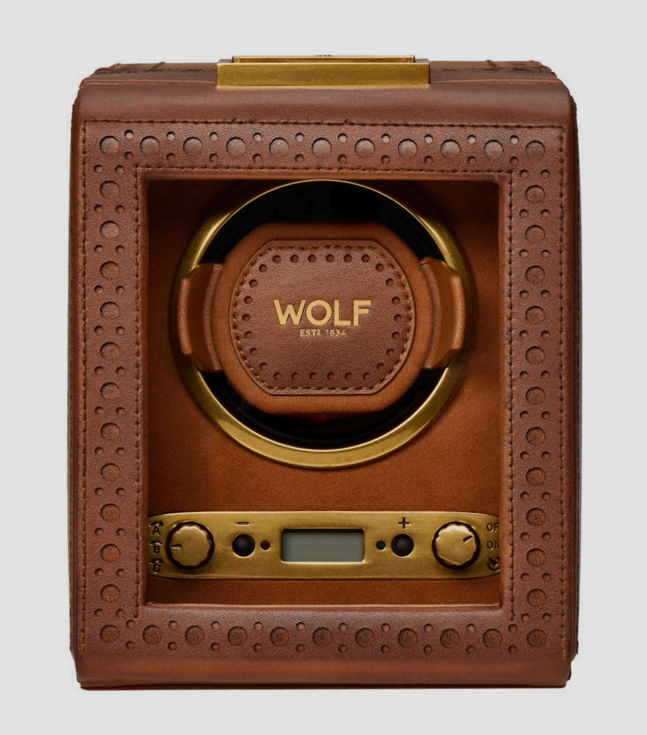 Estuche para relojes automáticos Brogue Hombre