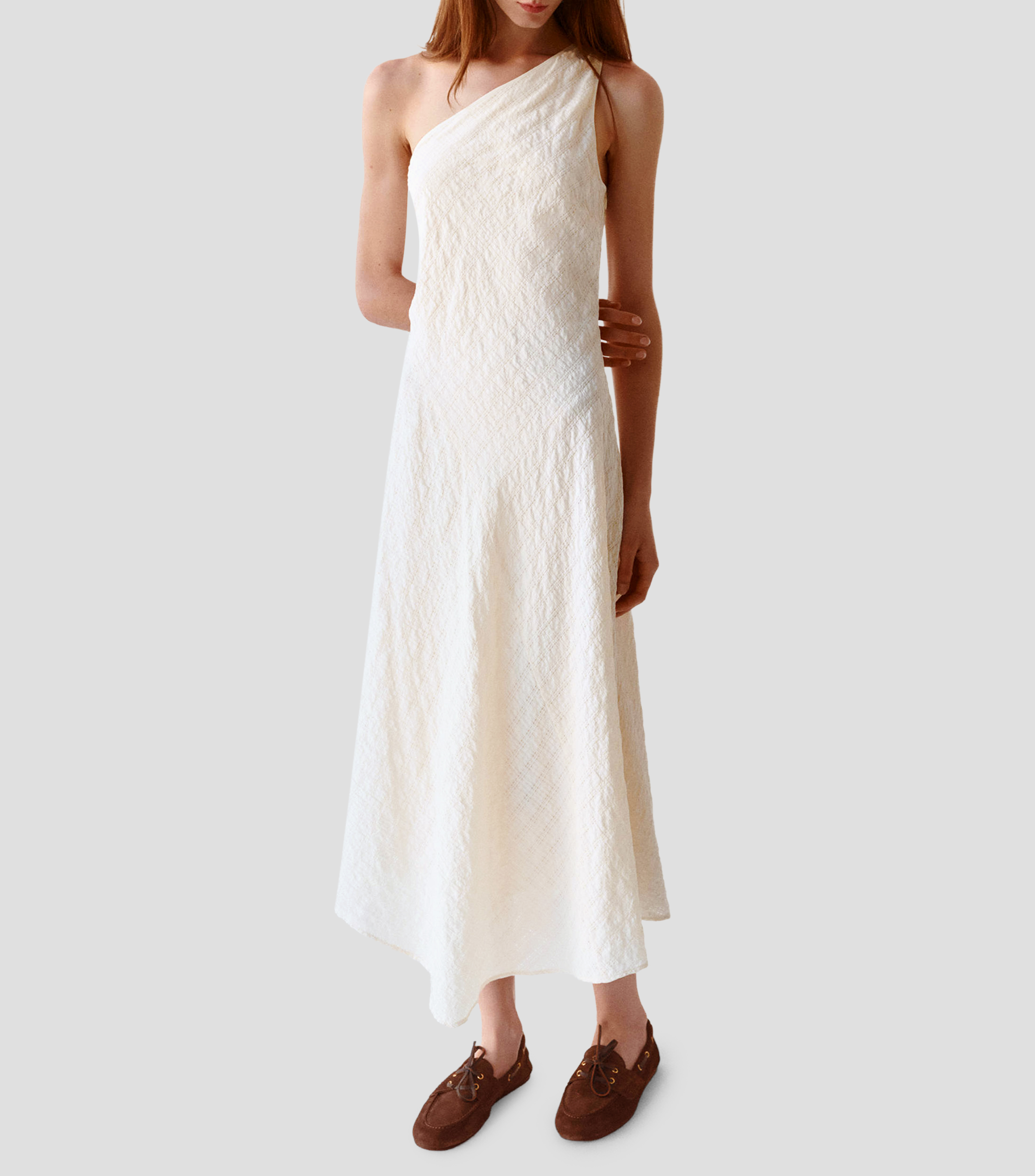 Vestido midi fantasía Mujer