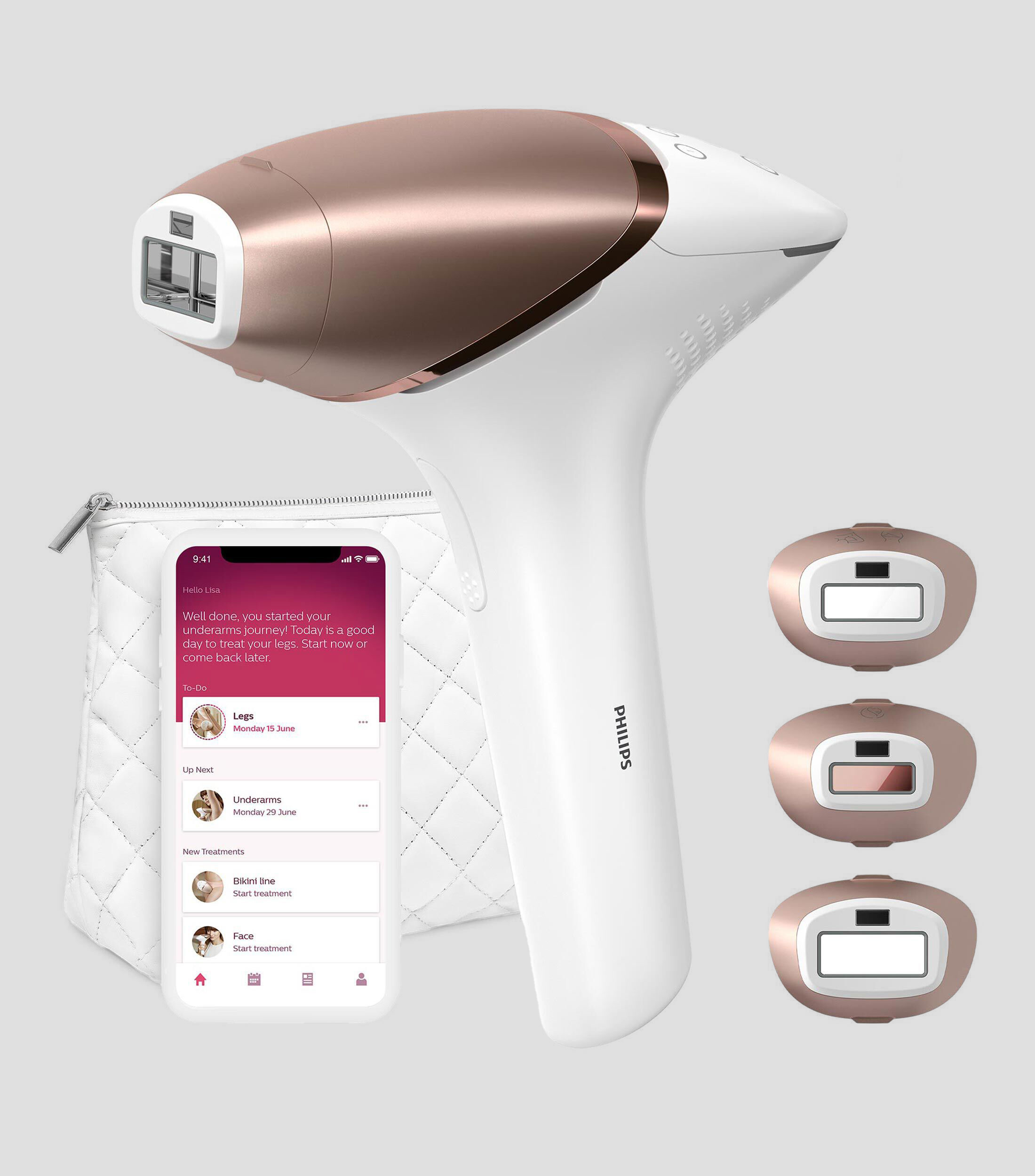 Philips Lumea Depiladora IPL Rostro, Cuerpo, Bikini BRI955-50