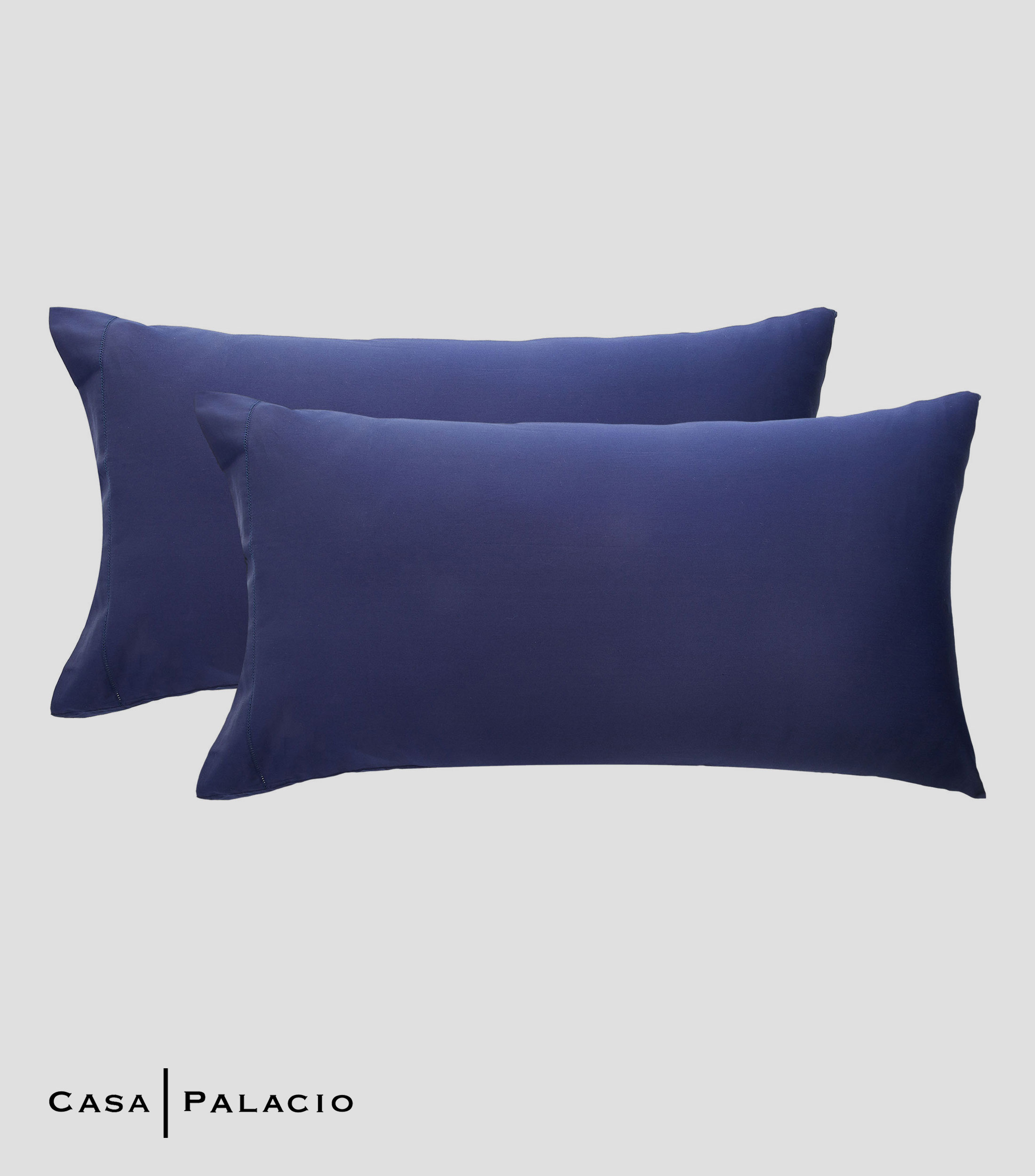 Juego de Fundas para almohada King Size Royal Azul Marino